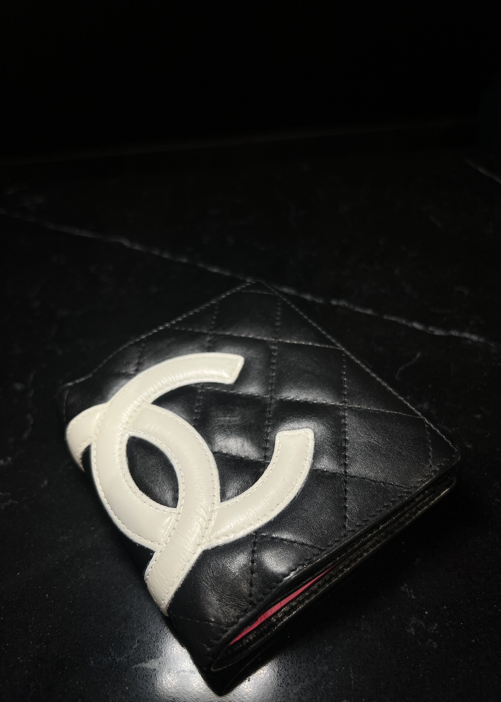 Chanel SOLD - Chanel Cambon Black Wallet