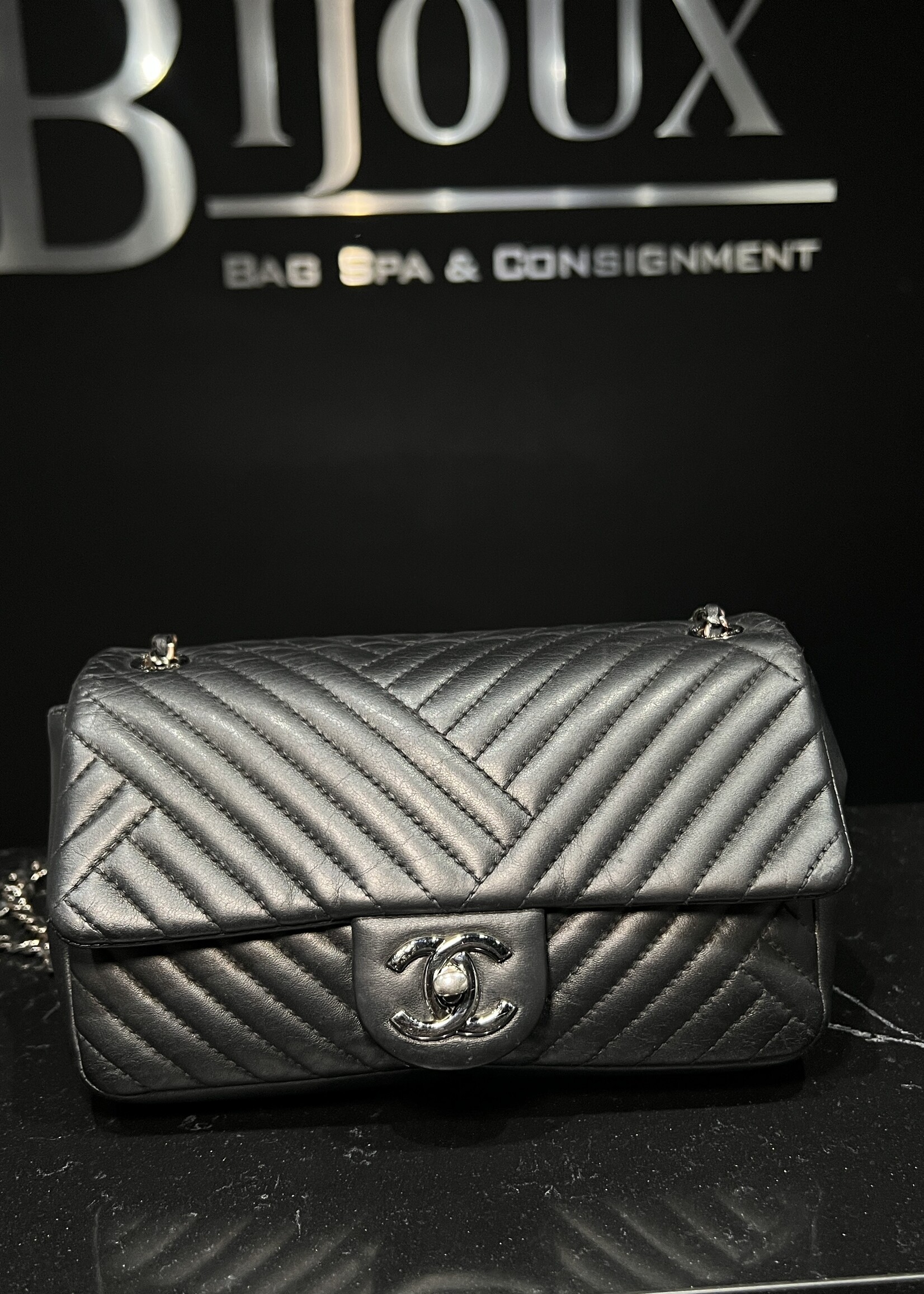 Chanel SOLD- Chanel Seasonal Black Flap