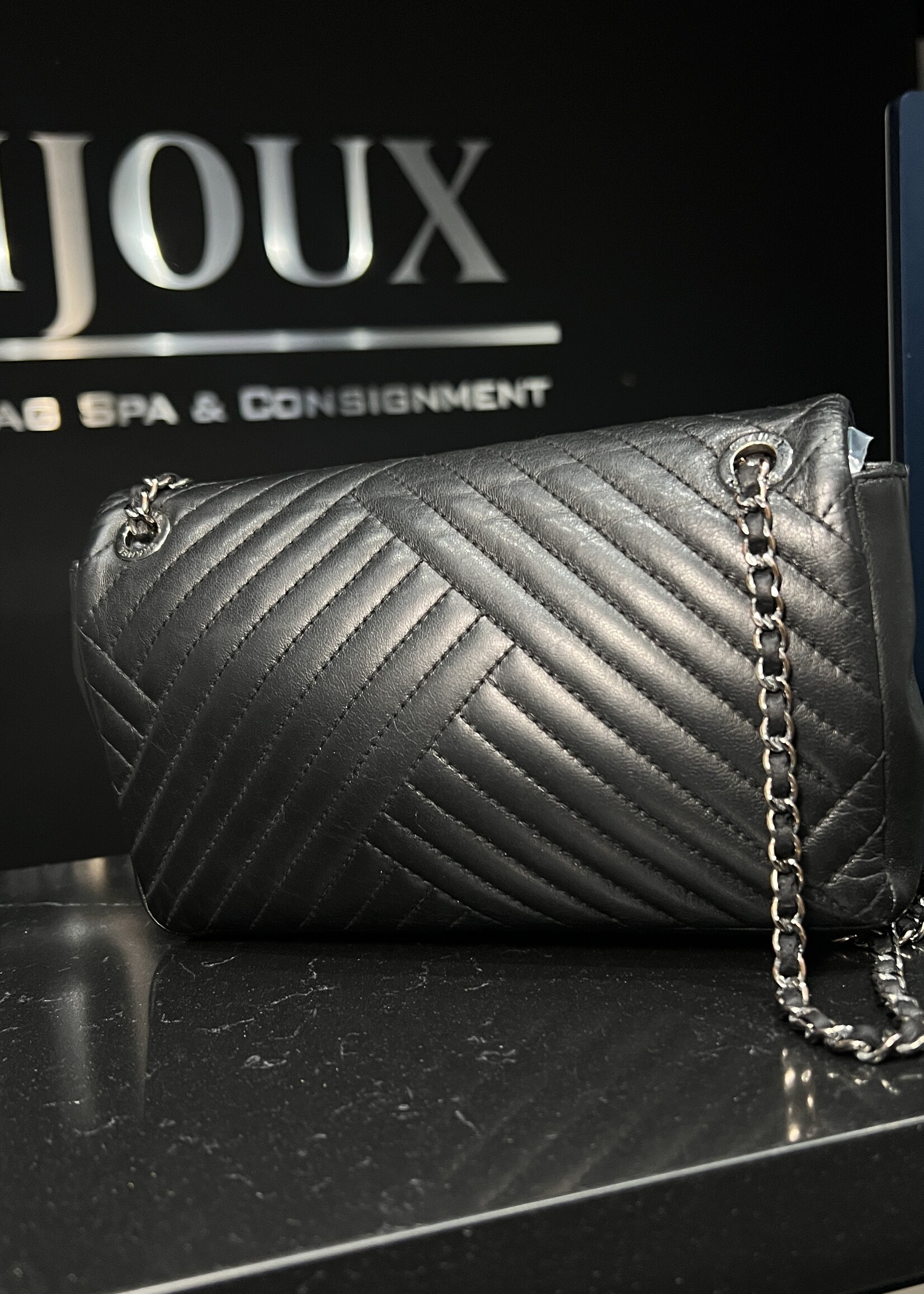 Chanel SOLD- Chanel Seasonal Black Flap