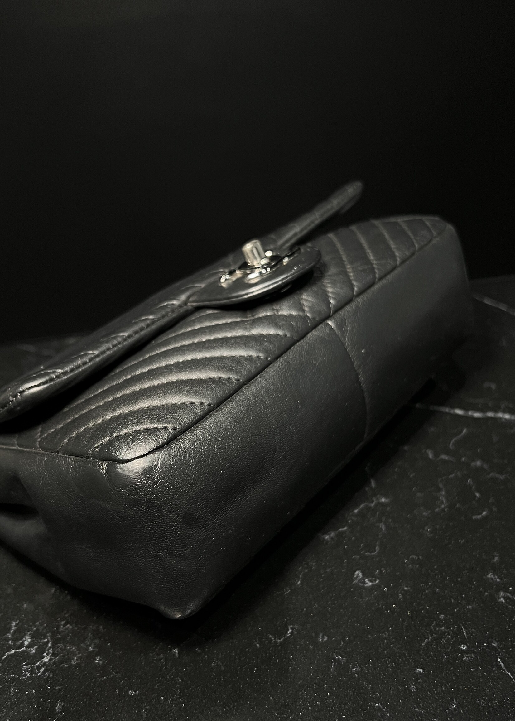Chanel SOLD- Chanel Seasonal Black Flap