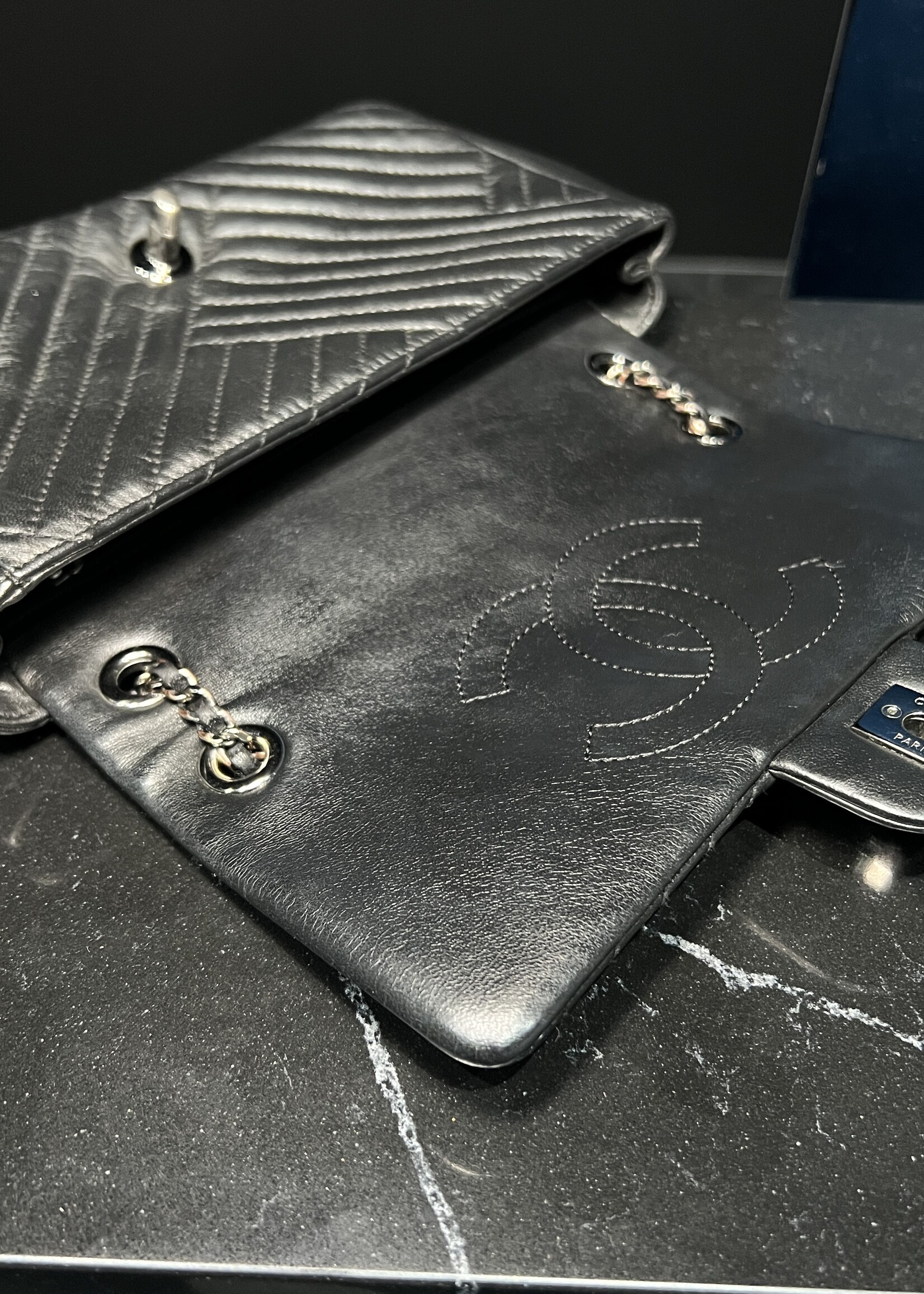 Chanel SOLD- Chanel Seasonal Black Flap