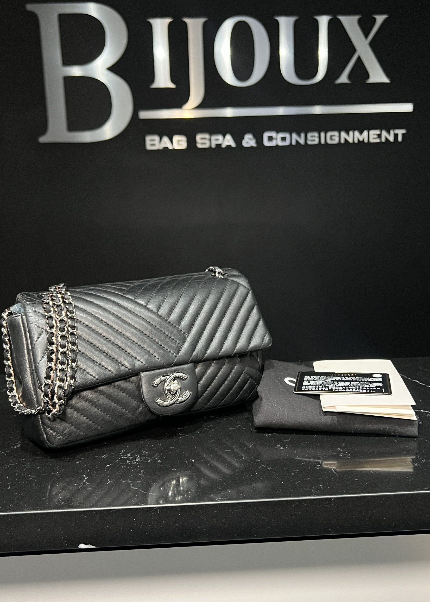 Chanel SOLD- Chanel Seasonal Black Flap