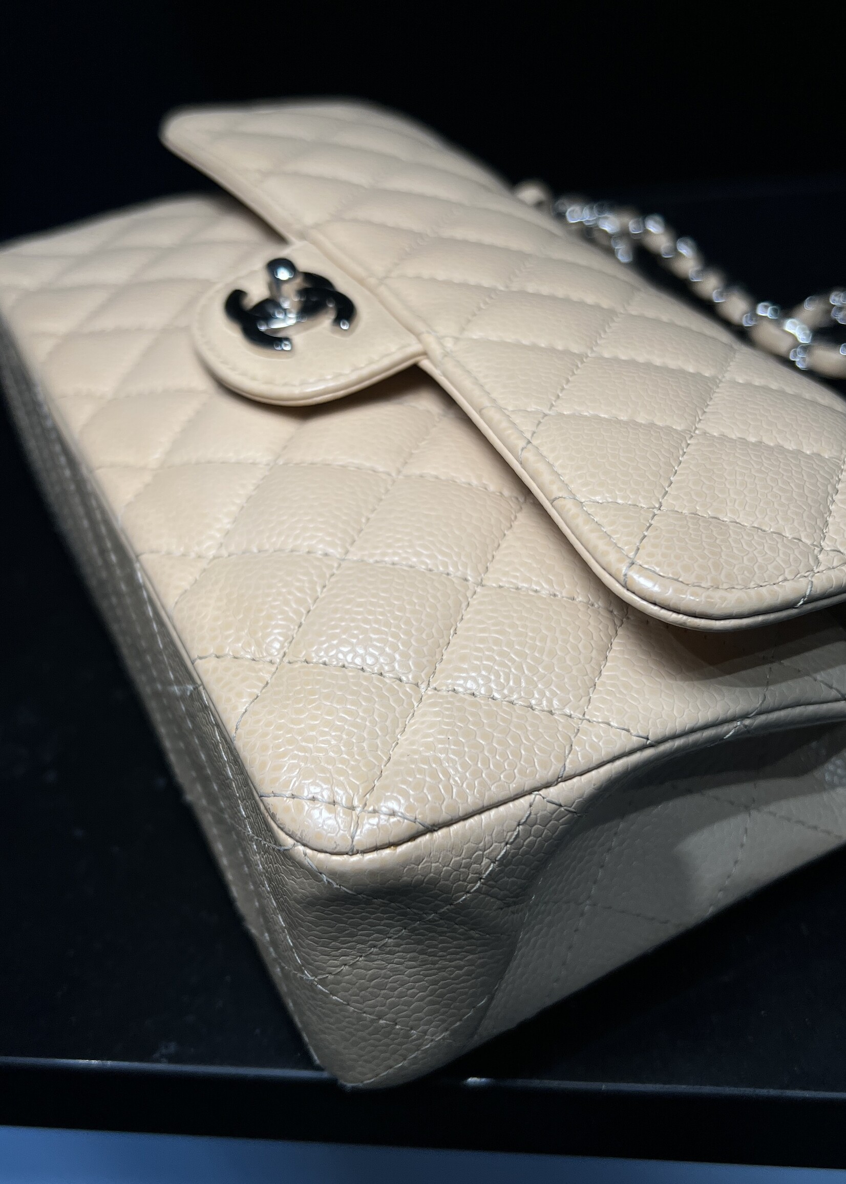 Chanel Chanel Classic Small Double Flap Beige
