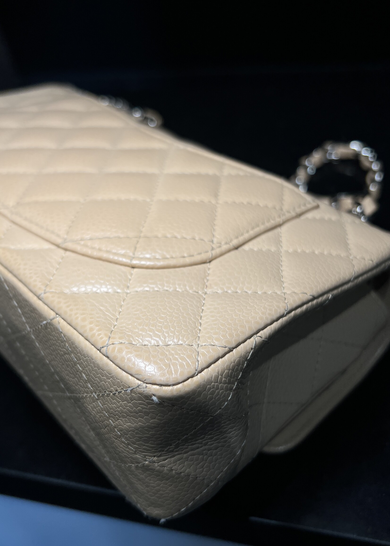 Chanel Chanel Classic Small Double Flap Beige