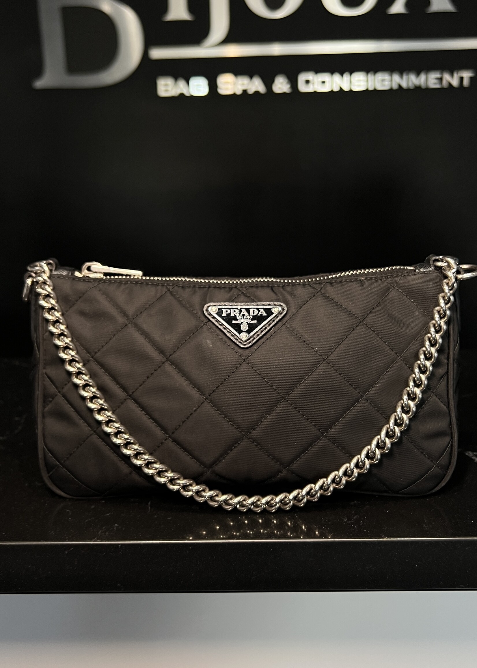 Prada SOLD - Prada Quilted Tessuto Nylon Crossbody