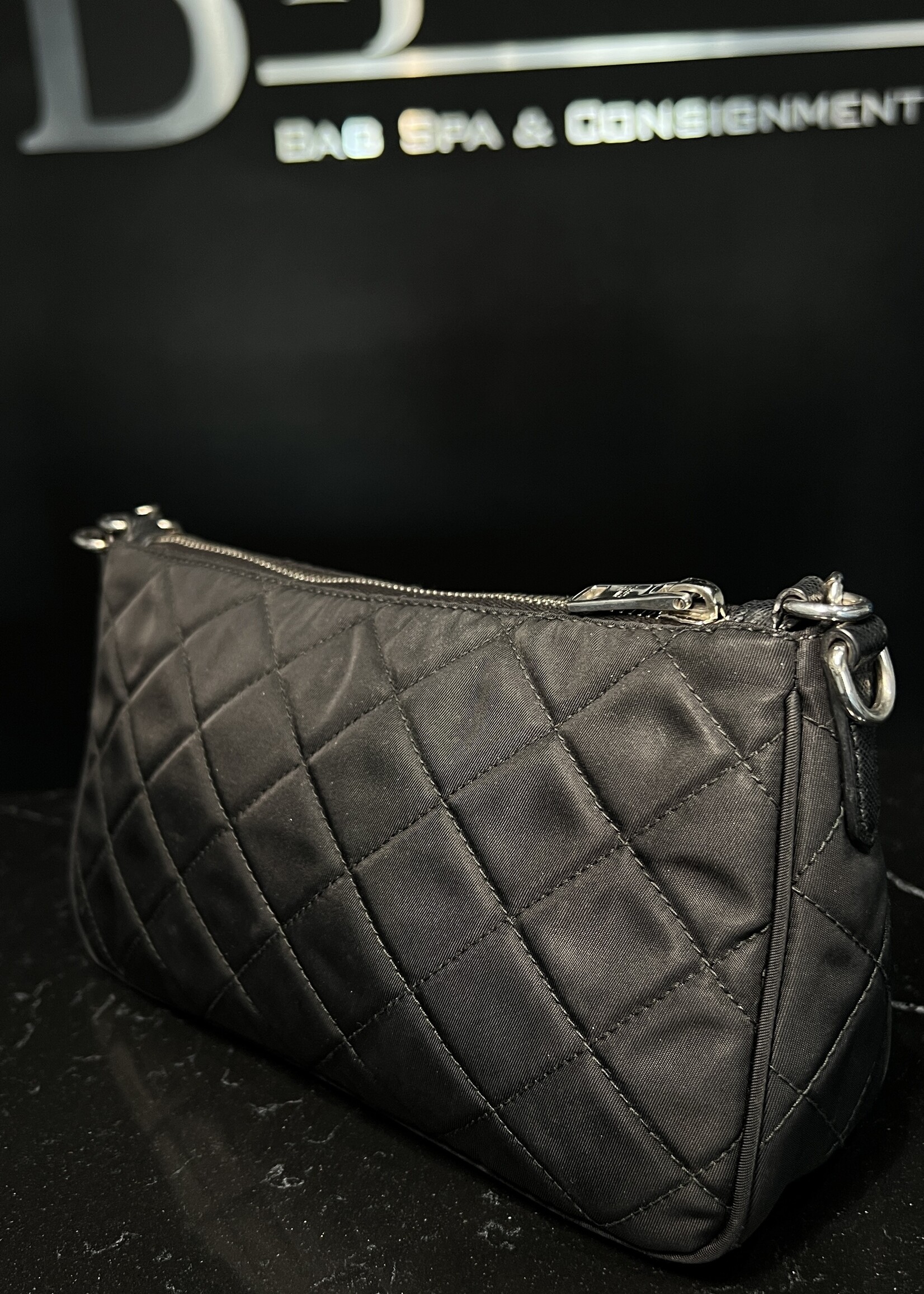 Prada Prada Quilted Tessuto Nylon Crossbody