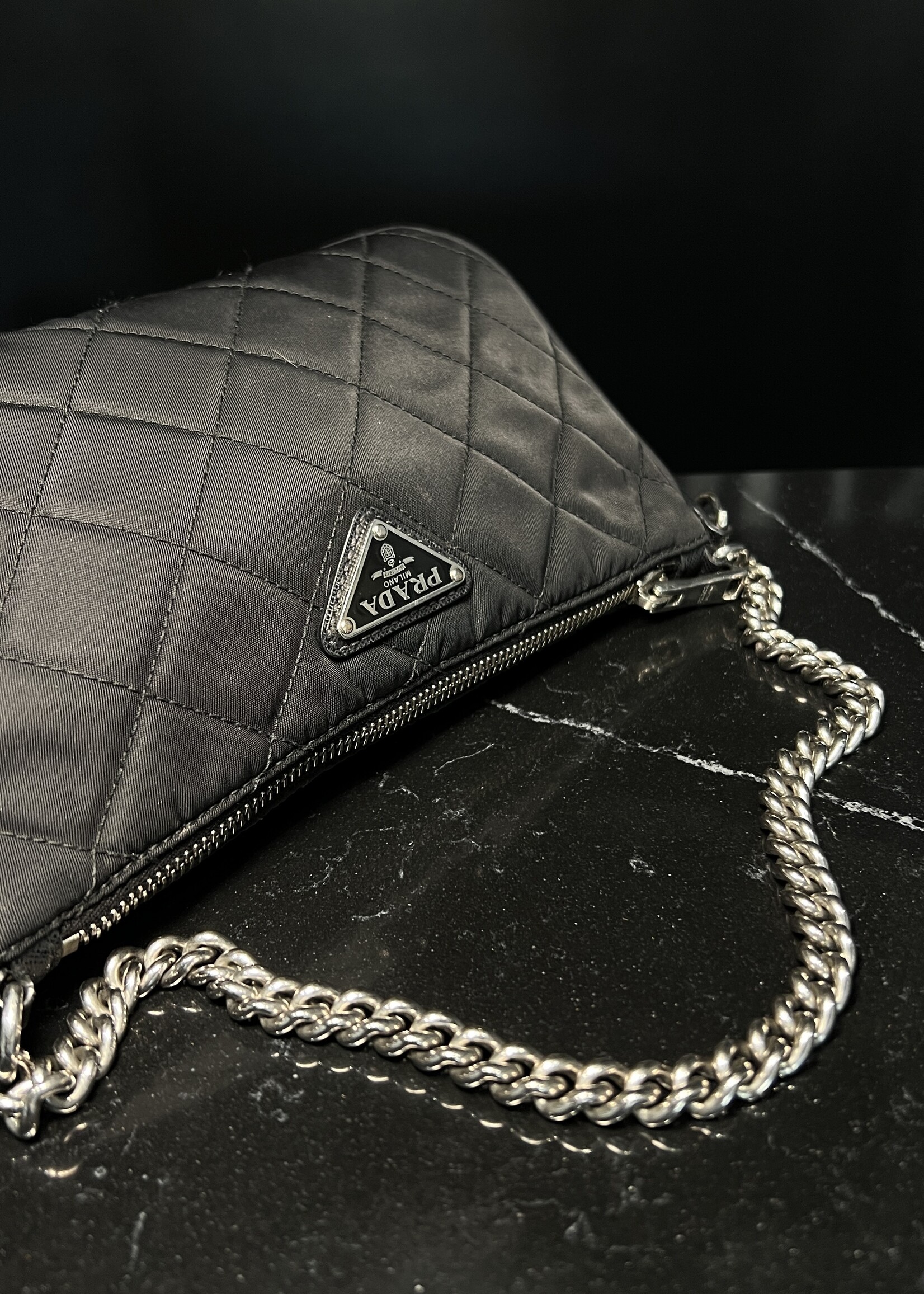 Prada SOLD - Prada Quilted Tessuto Nylon Crossbody