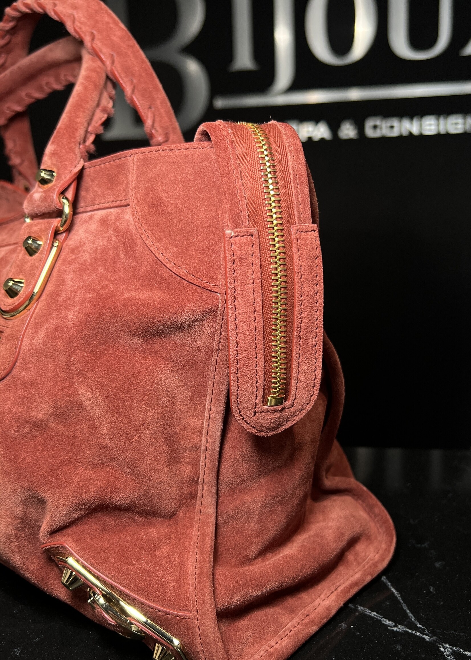 Balenciaga SOLD - Balenciaga Suede Medium City Bag