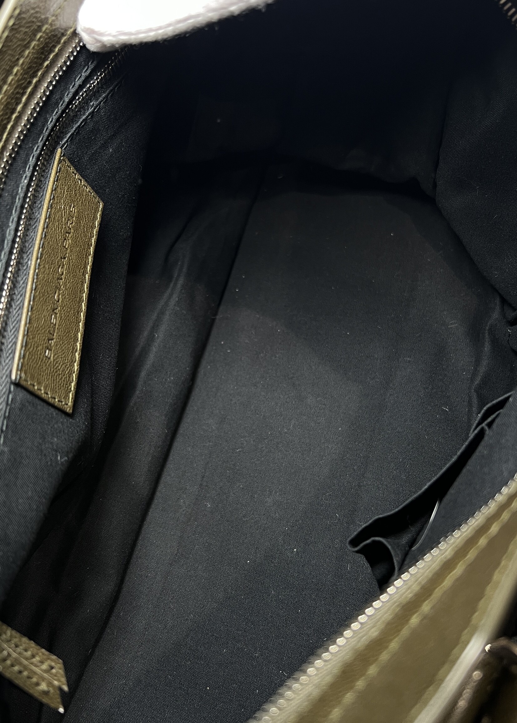 Balenciaga SOLD - Balenciaga Khaki Pony Hair Medium City Bag