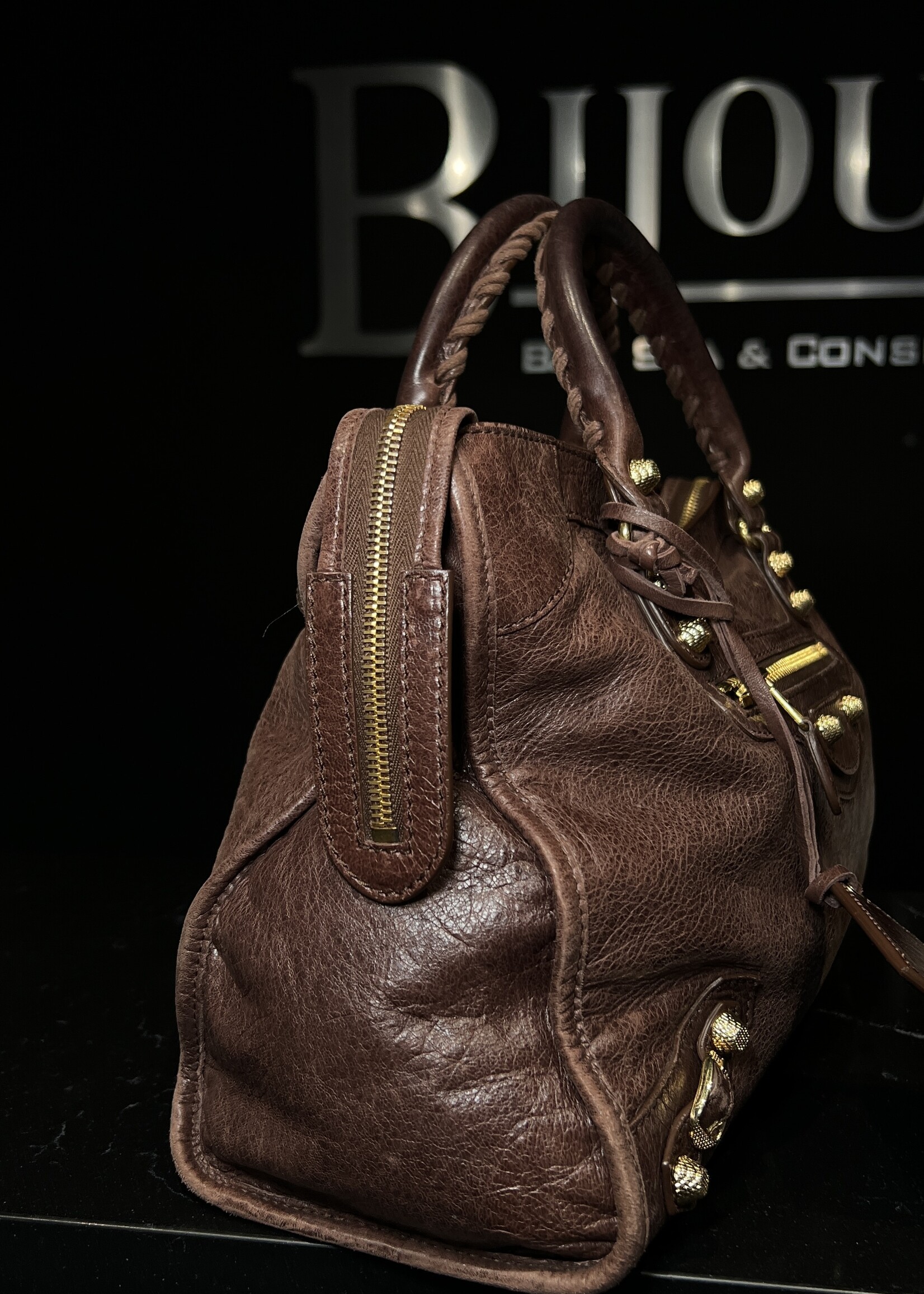 Balenciaga SOLD - Balenciaga Brown Medium City Bag