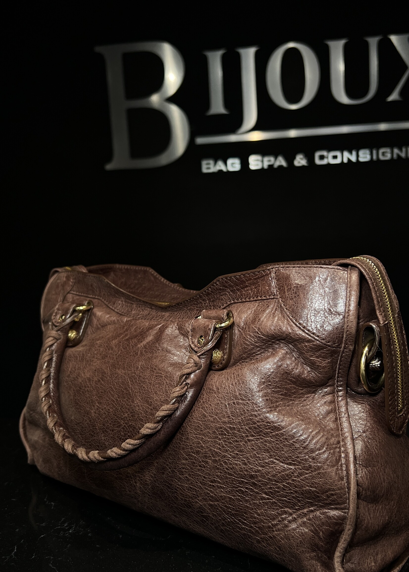 Balenciaga SOLD - Balenciaga Brown Medium City Bag
