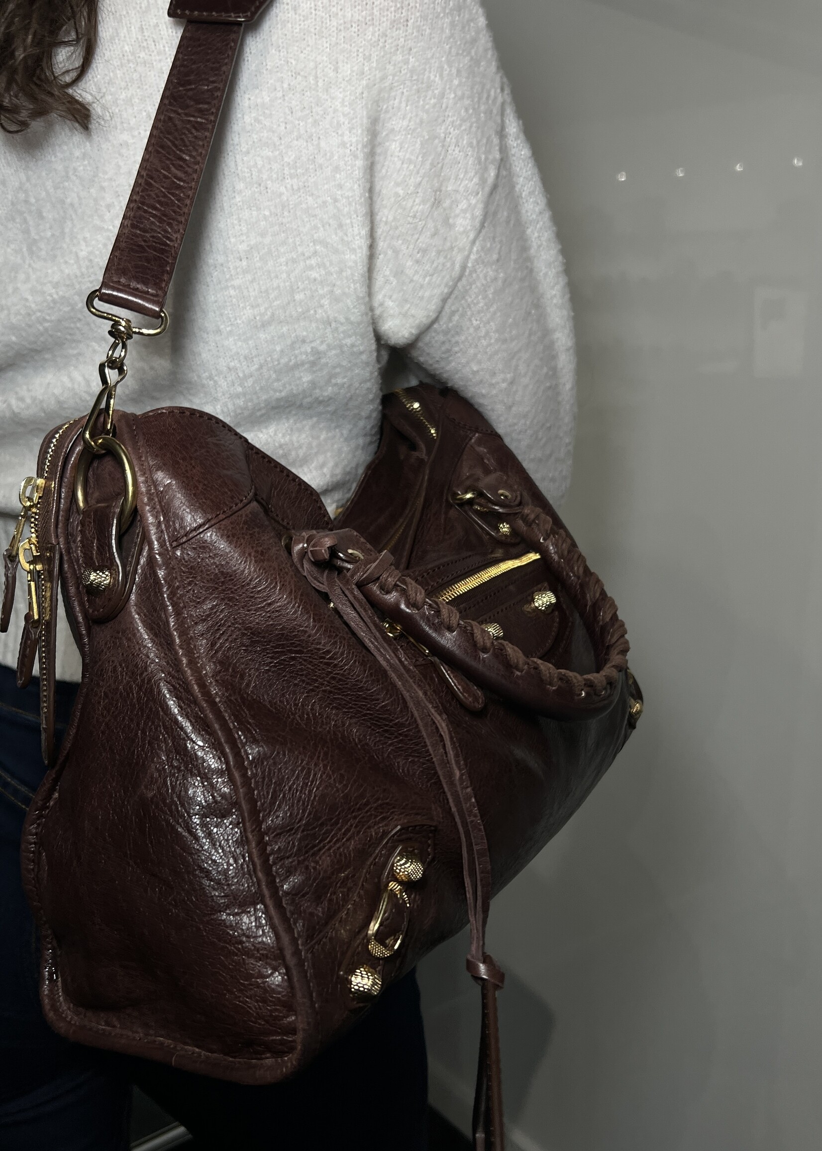 Balenciaga SOLD - Balenciaga Brown Medium City Bag