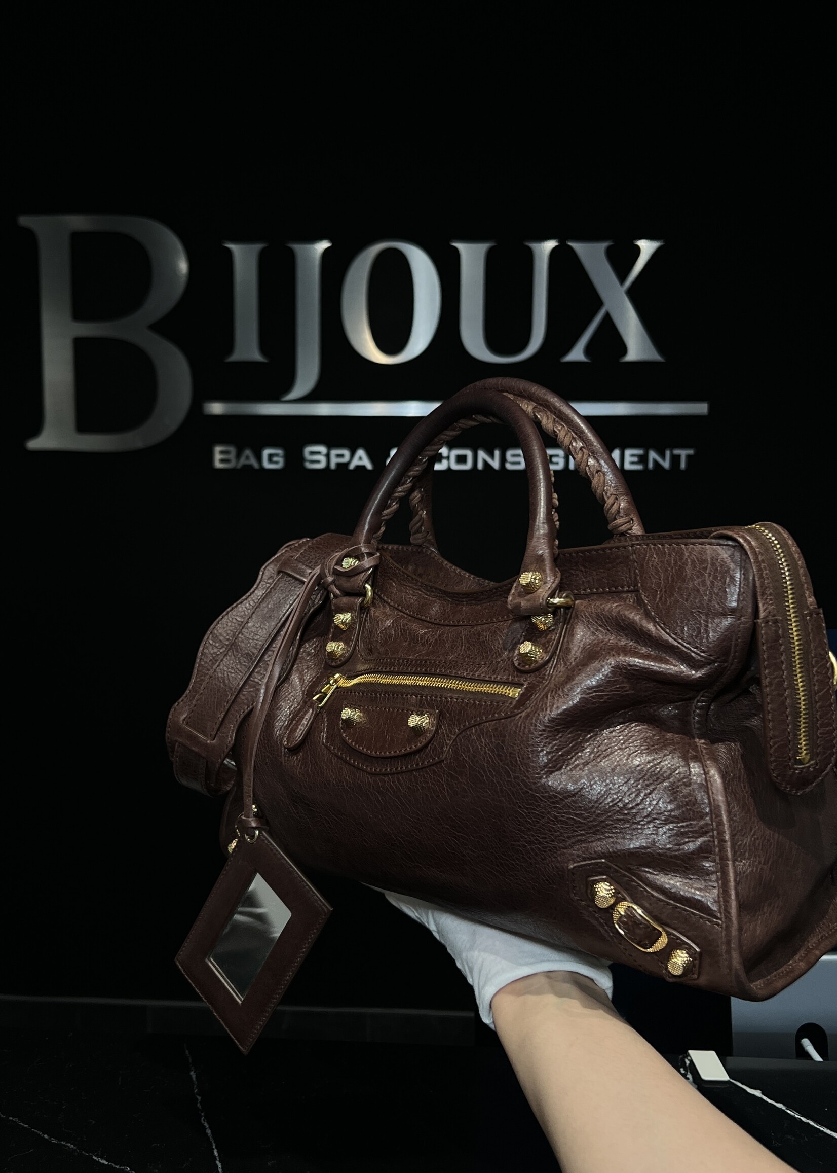 Balenciaga SOLD - Balenciaga Brown Medium City Bag