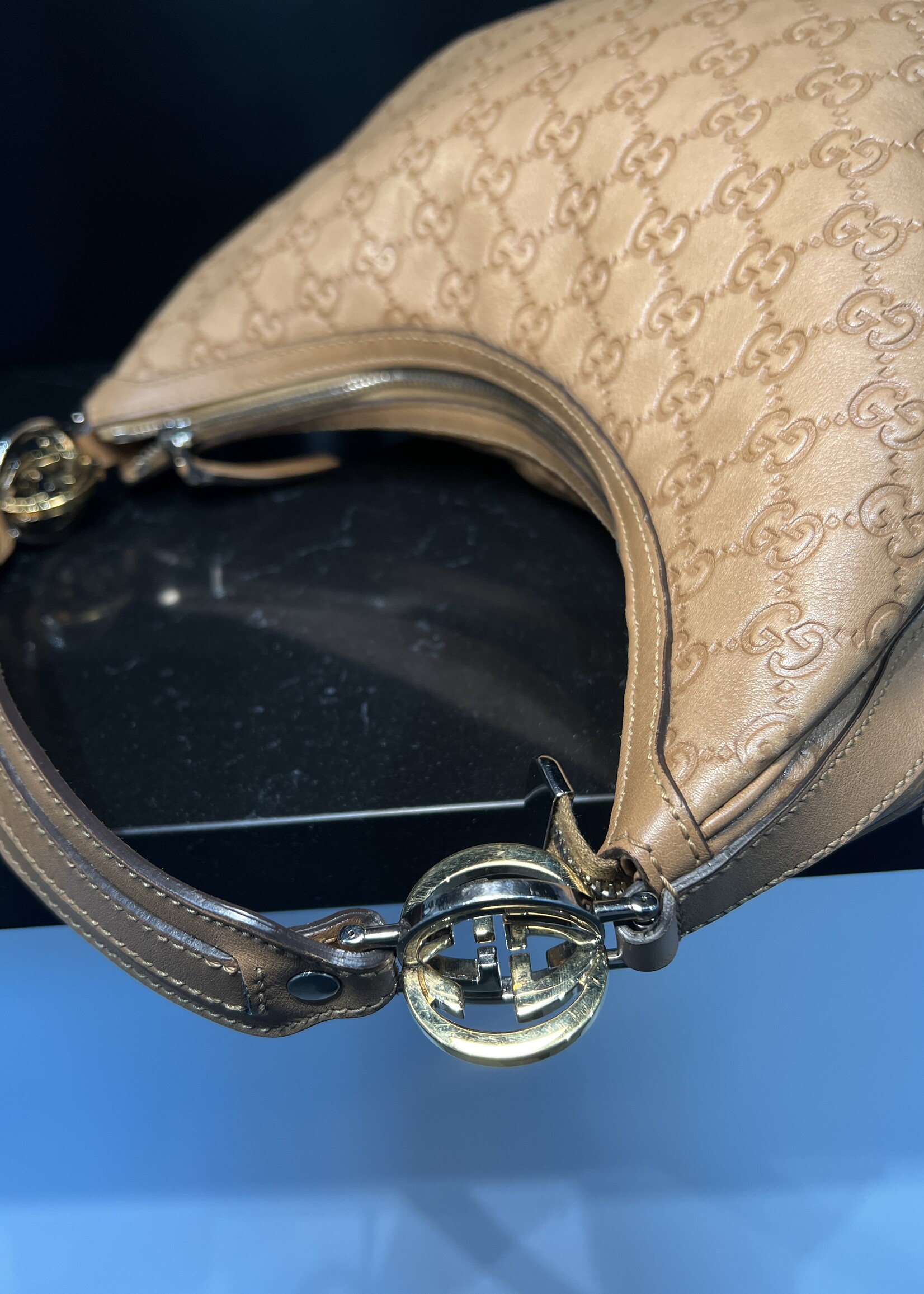 Gucci SOLD - Gucci Guccissima Hobo