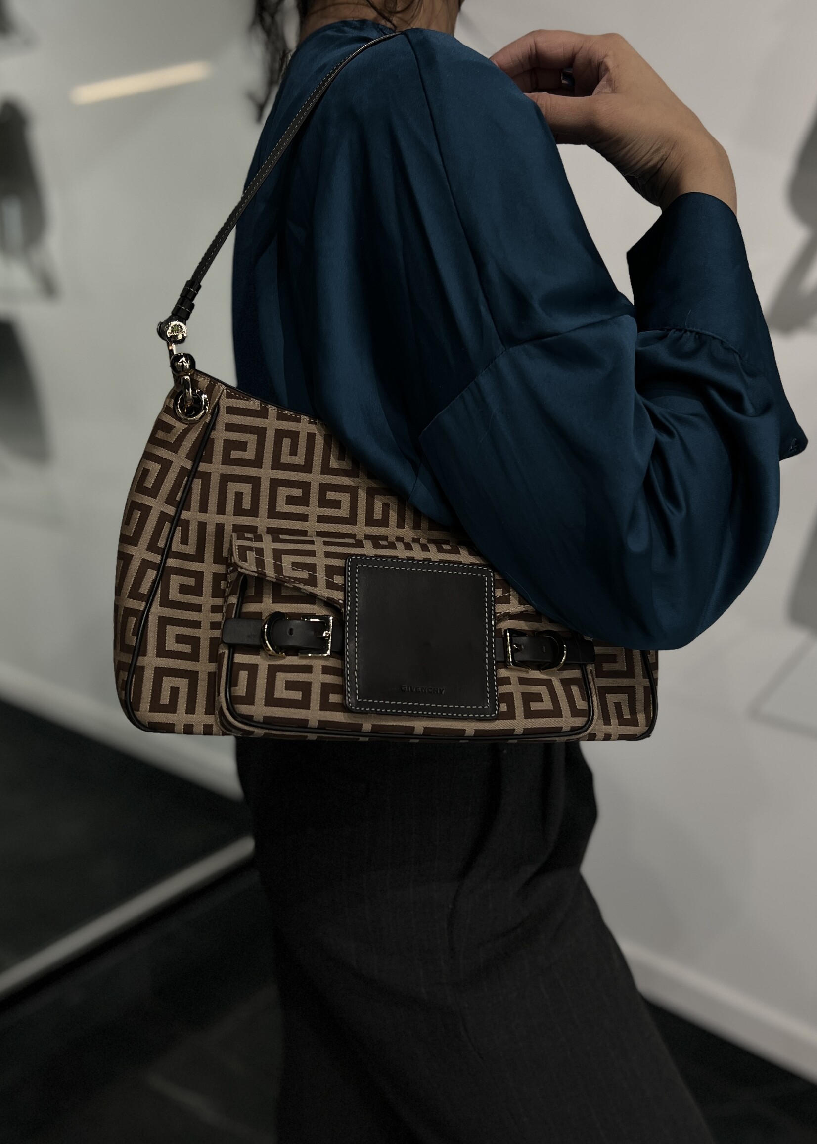 Givenchy SOLD - Givenchy Monogram Shoulder Bag