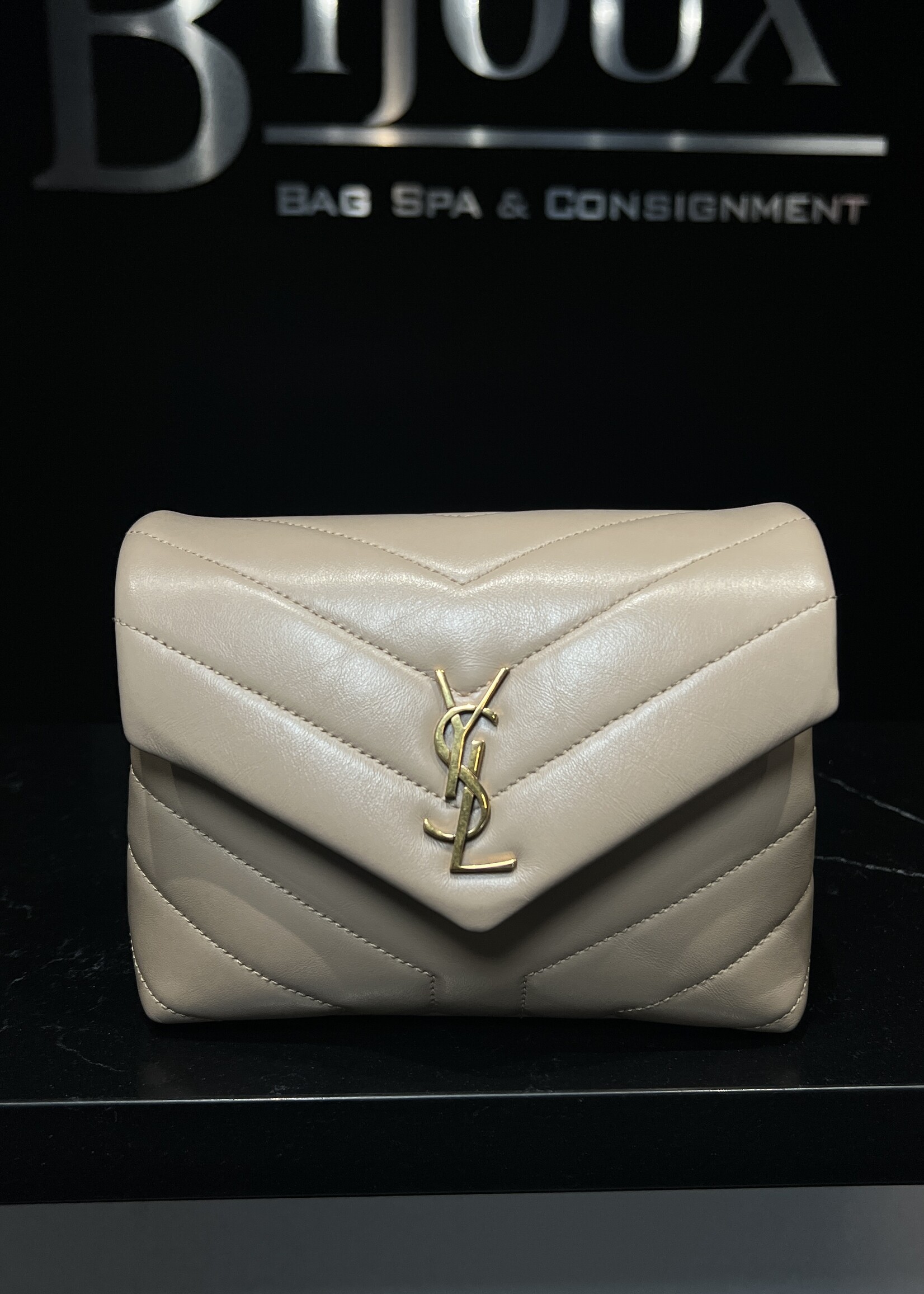 Saint Laurent SOLD - Saint Laurent Toy Lou Lou Beige