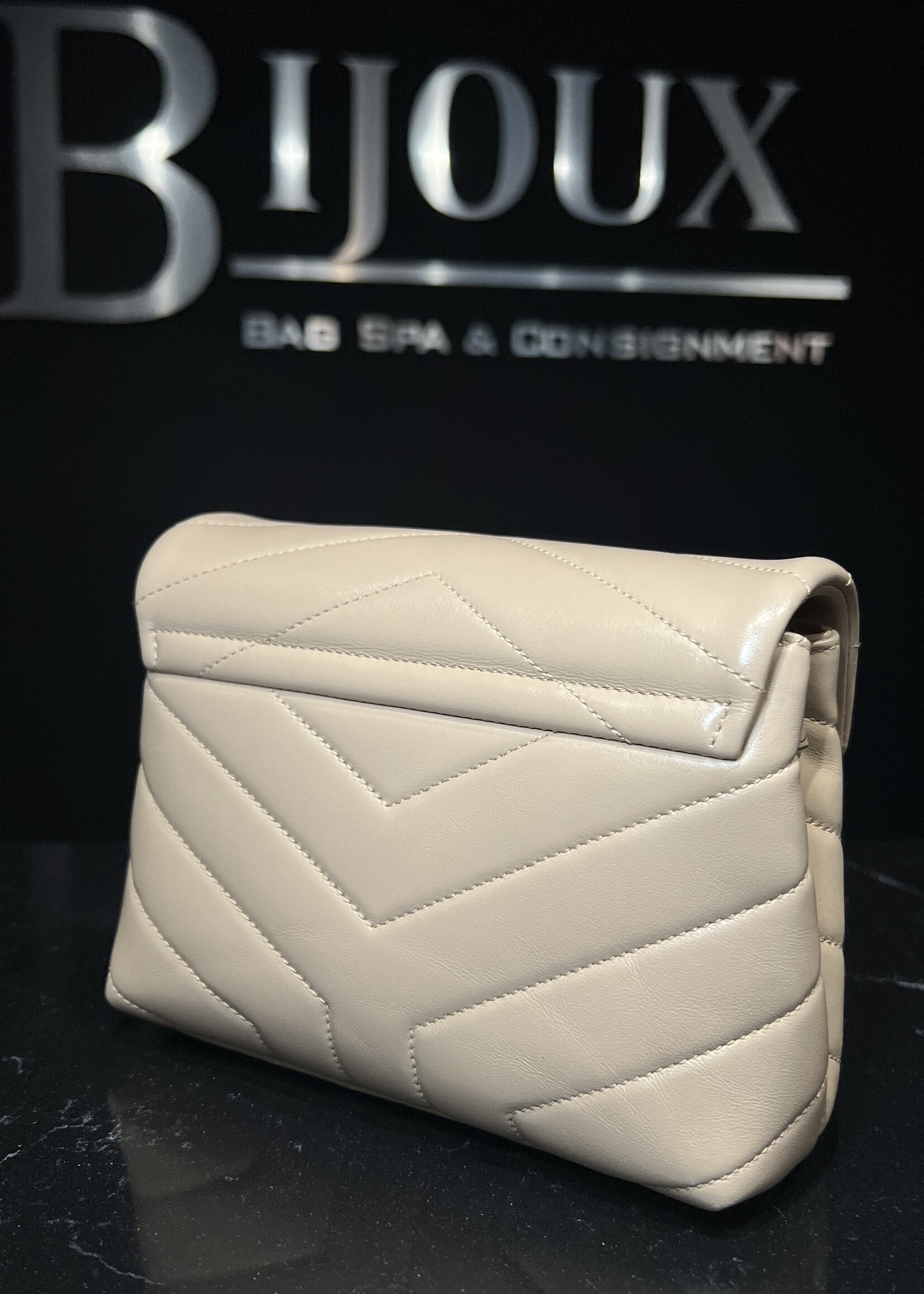 Saint Laurent SOLD - Saint Laurent Toy Lou Lou Beige