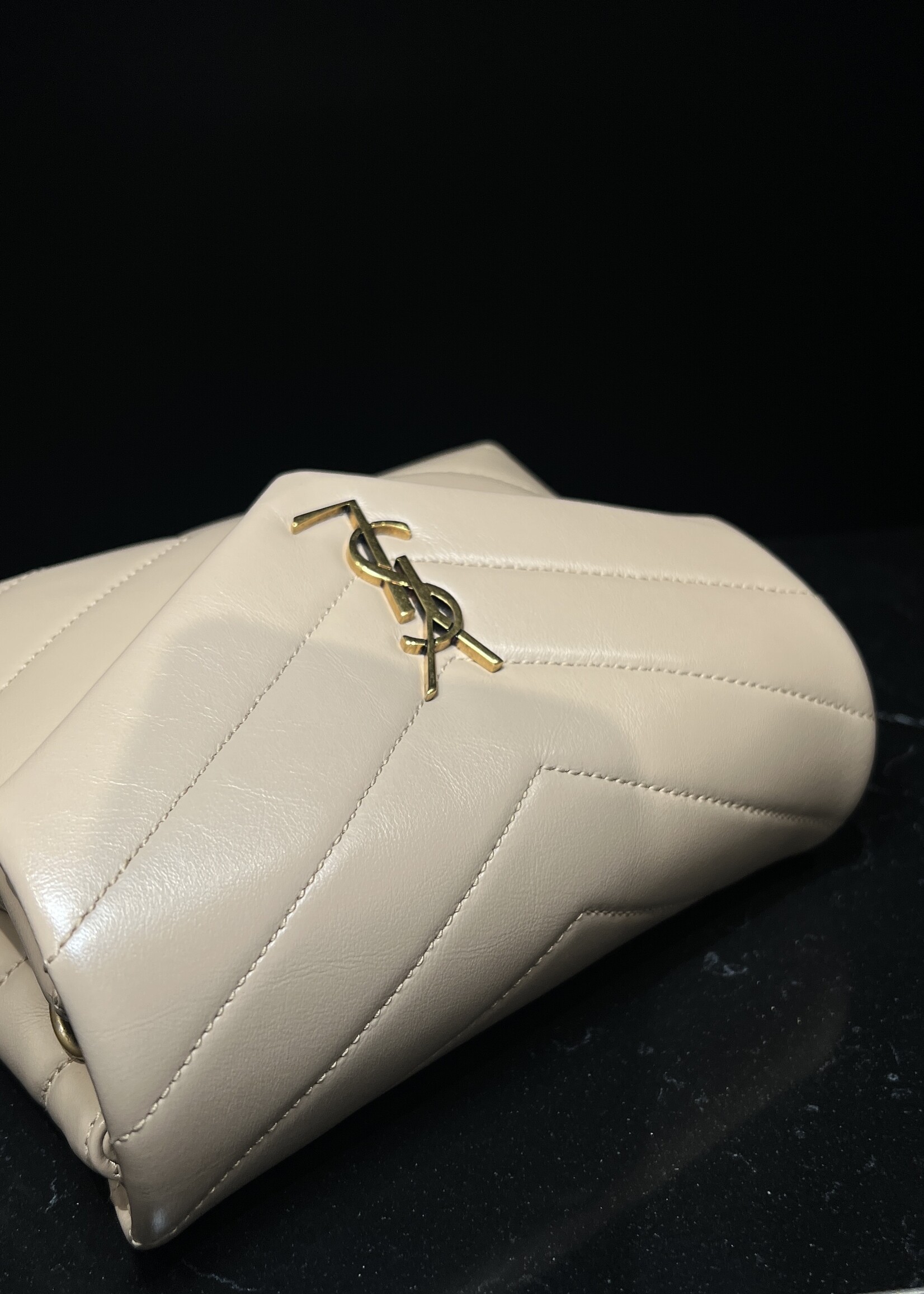 Saint Laurent SOLD - Saint Laurent Toy Lou Lou Beige