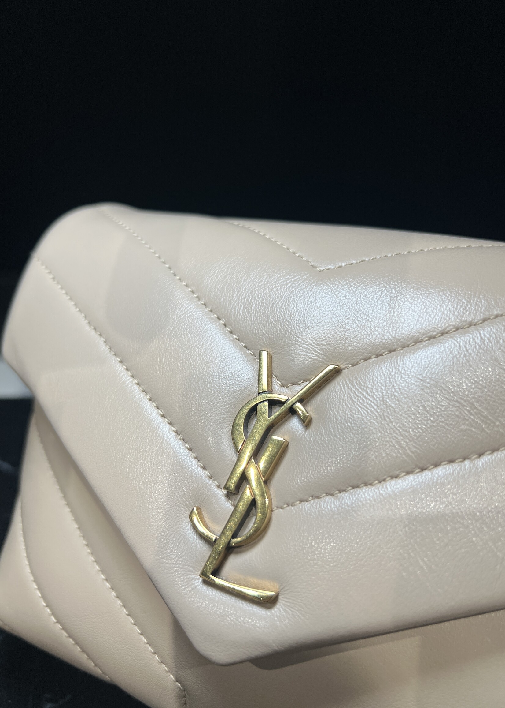 Saint Laurent SOLD - Saint Laurent Toy Lou Lou Beige