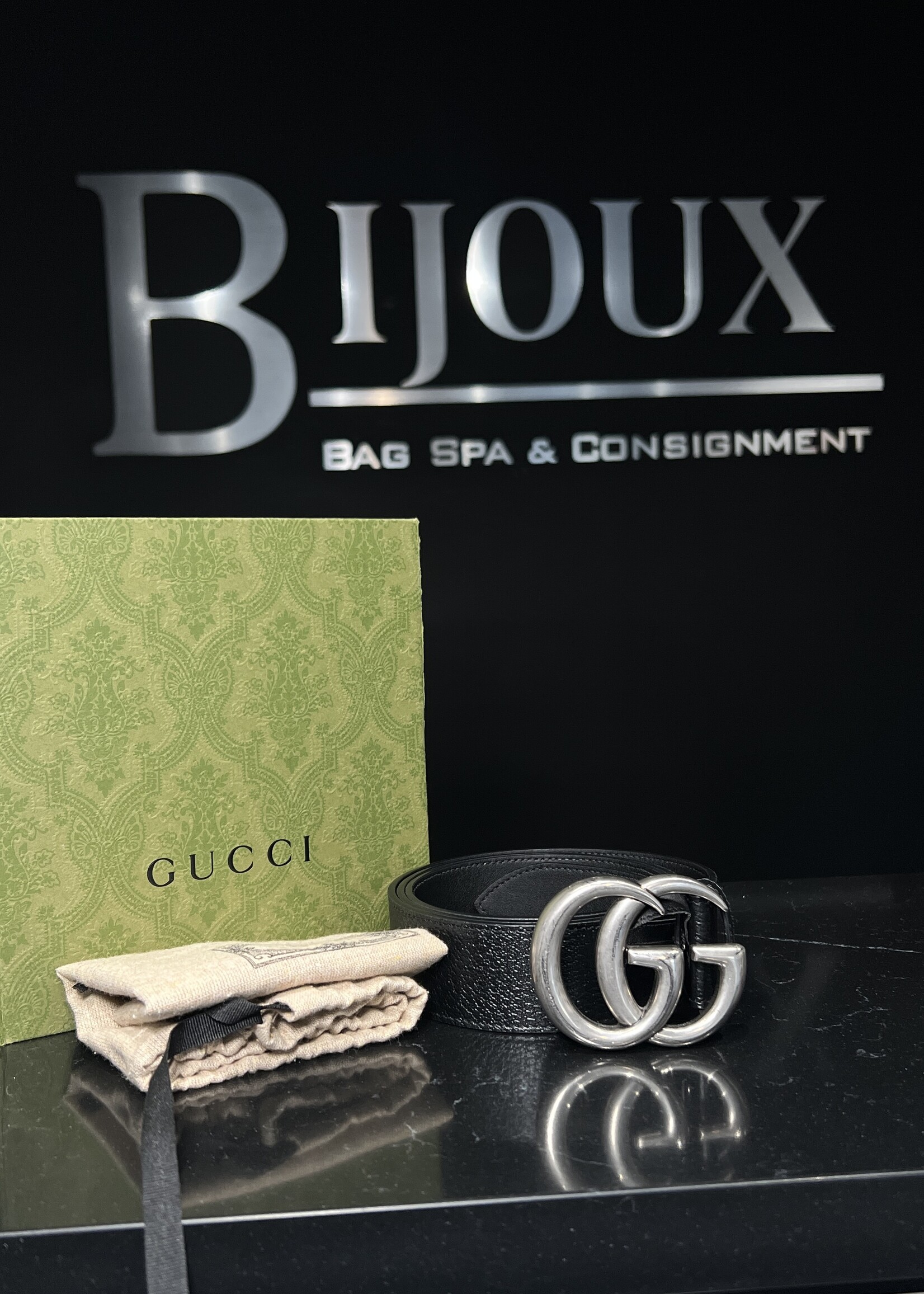 Gucci Gucci Marmont Belt SHW