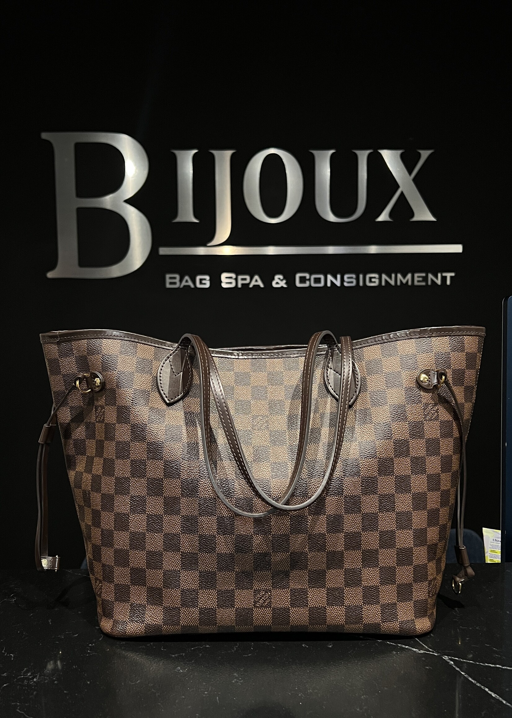 Louis Vuitton SOLD- Louis Vuitton Damier Ebene Neverfull MM