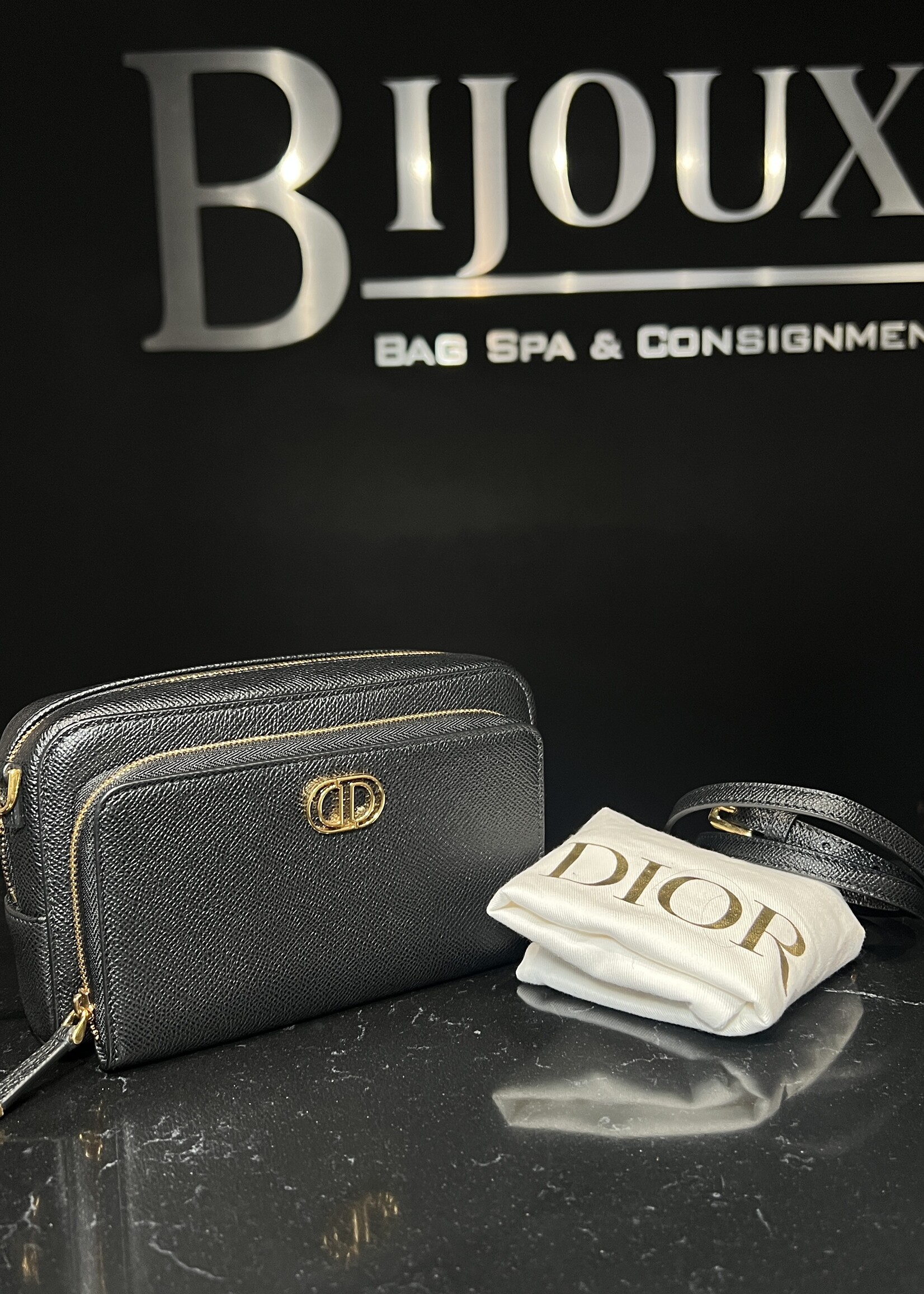 Christian Dior SOLD - Christian Dior Caro Double Pouch