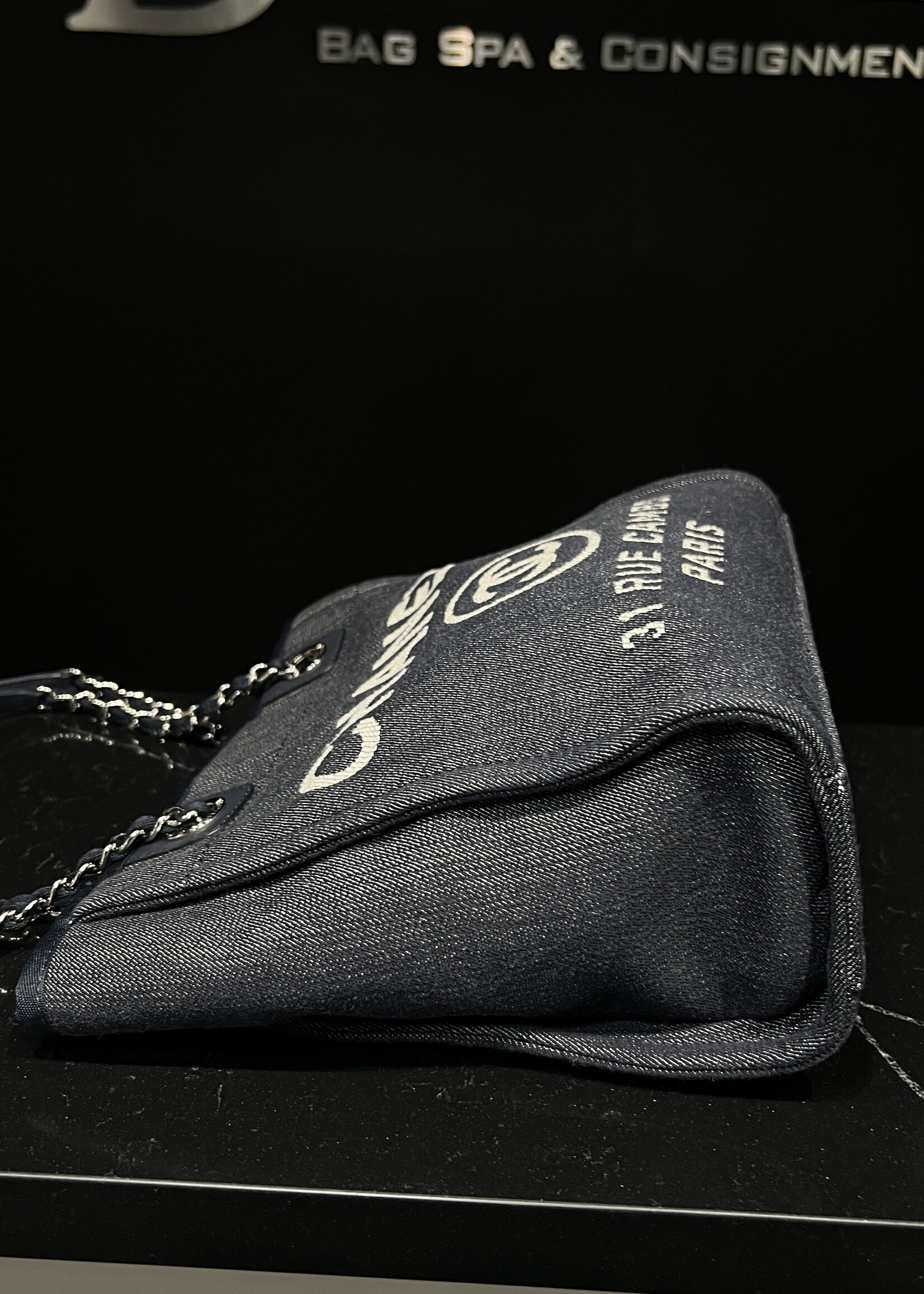 Chanel SOLD- Chanel Small Denim Deauville Tote