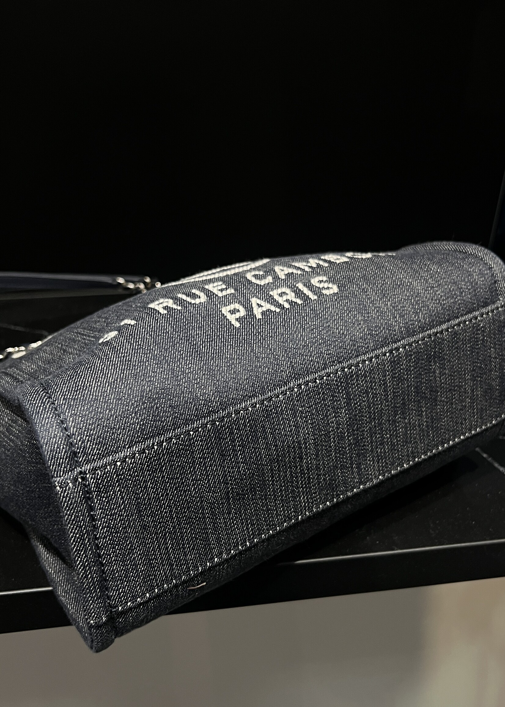 Chanel SOLD- Chanel Small Denim Deauville Tote