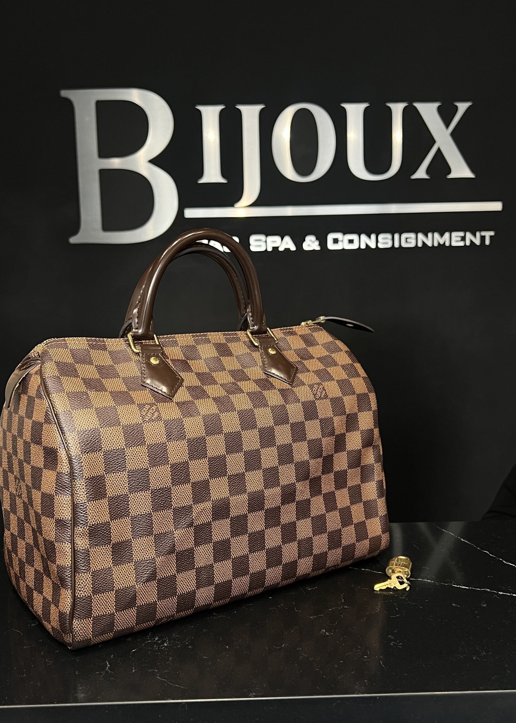 Louis Vuitton Louis Vuitton Speedy 30 Damier Ebene