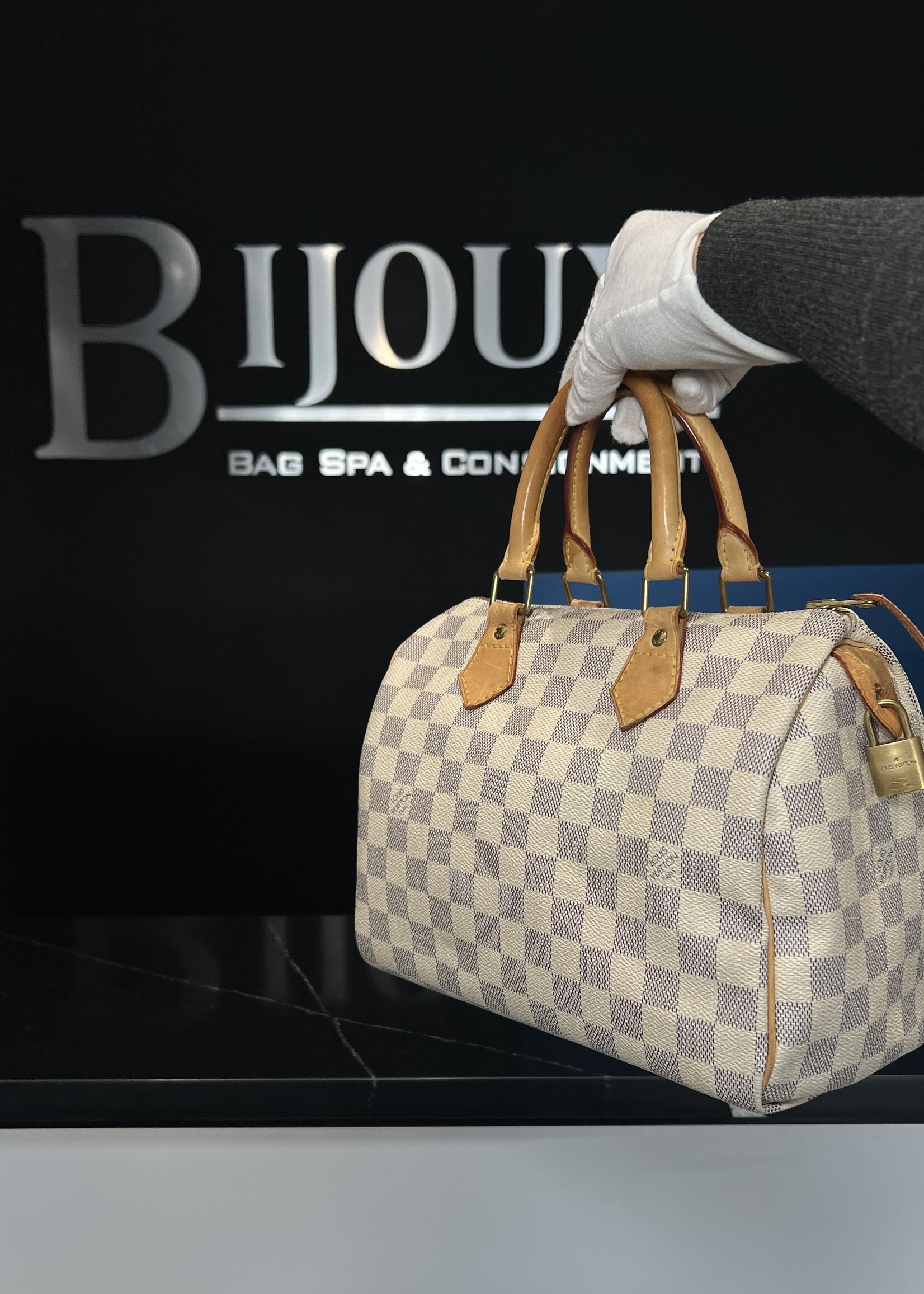 Louis Vuitton SOLD - Louis Vuitton Speedy 25 Damier Azur