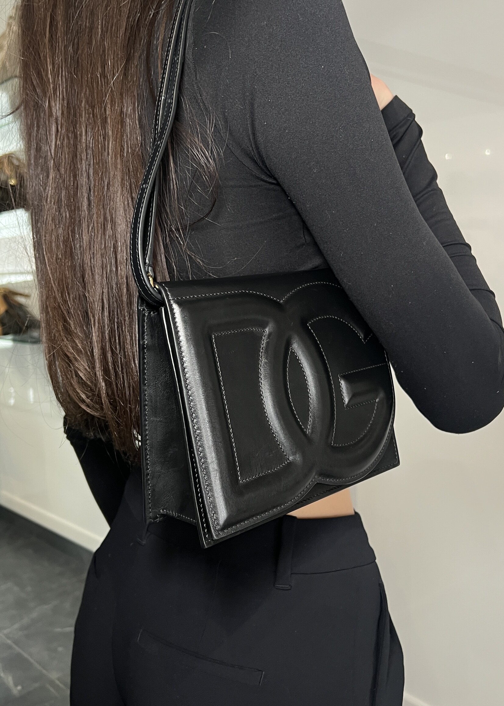 Dolce & Gabbana Dolce & Gabbana DG Logo Fall Leather Crossbody