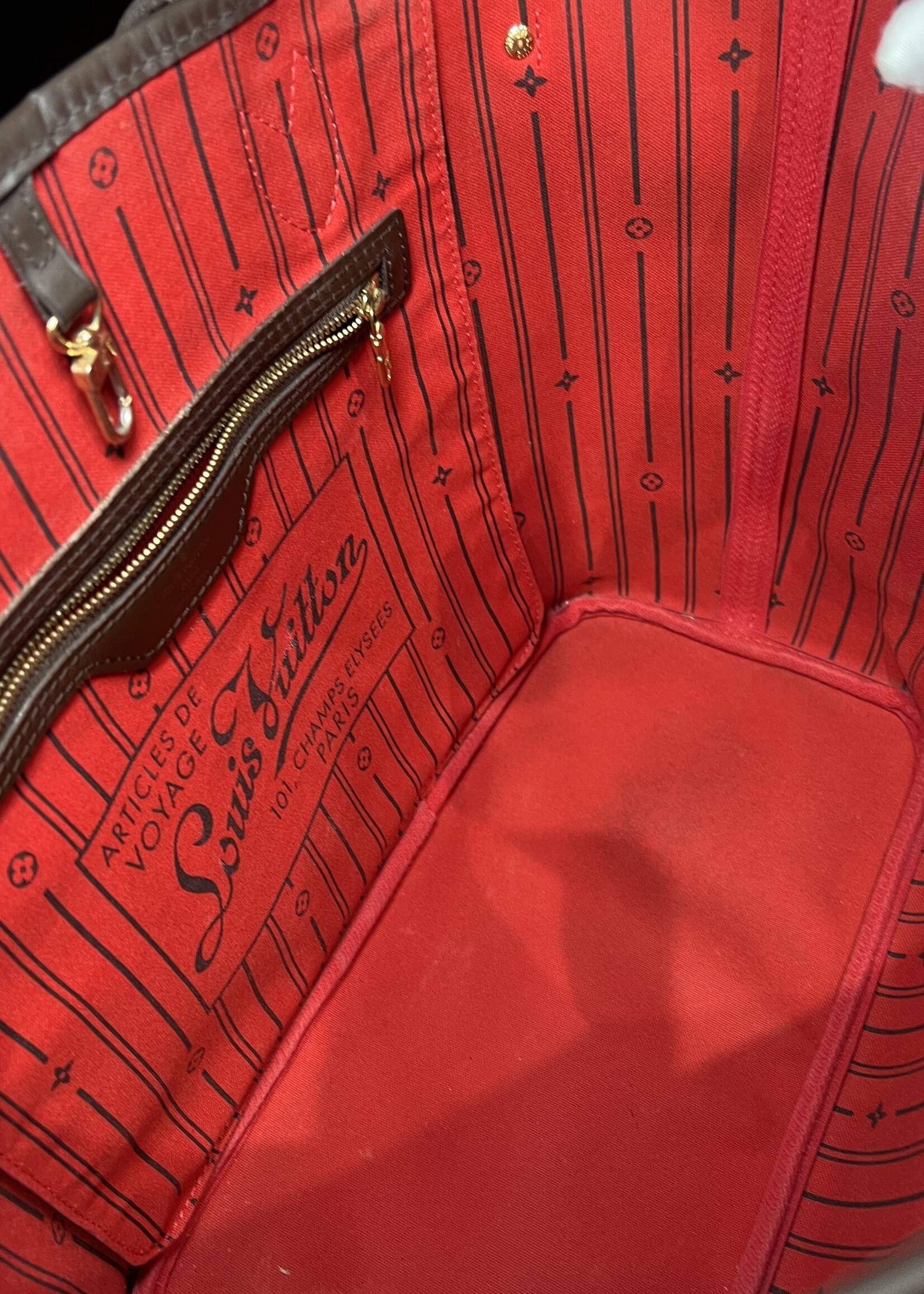 Louis Vuitton SOLD - Louis Vuitton Damier Ebene Neverfull MM