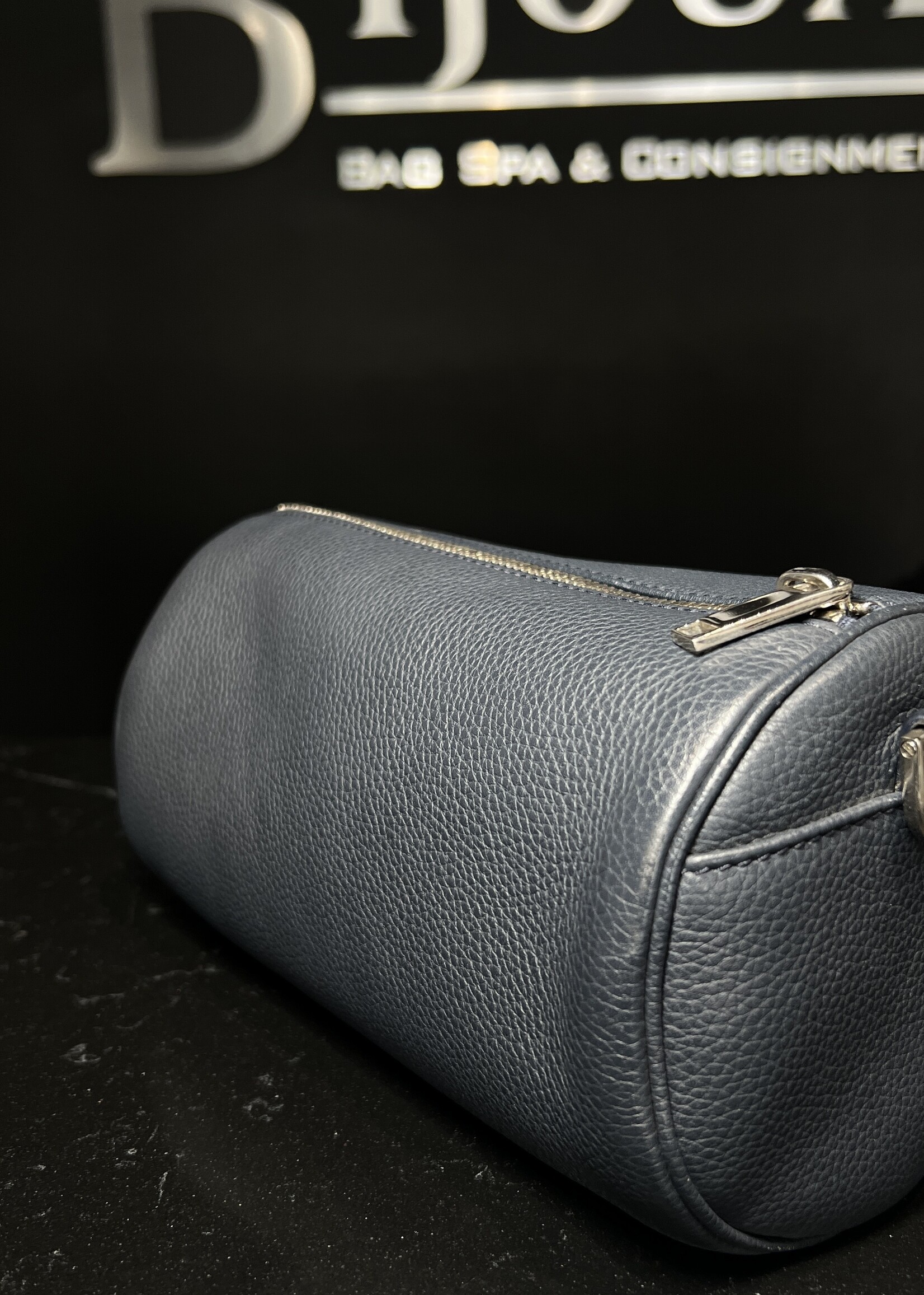 Christian Dior Dior Atelier Navy Roller Shoulder Bag