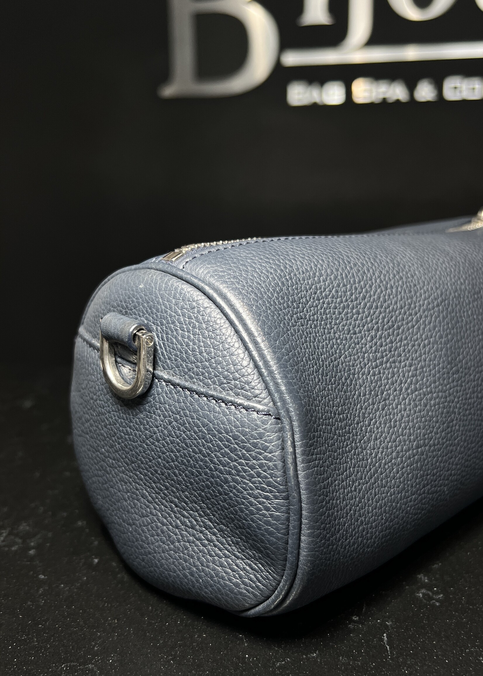 Christian Dior Dior Atelier Navy Roller Shoulder Bag