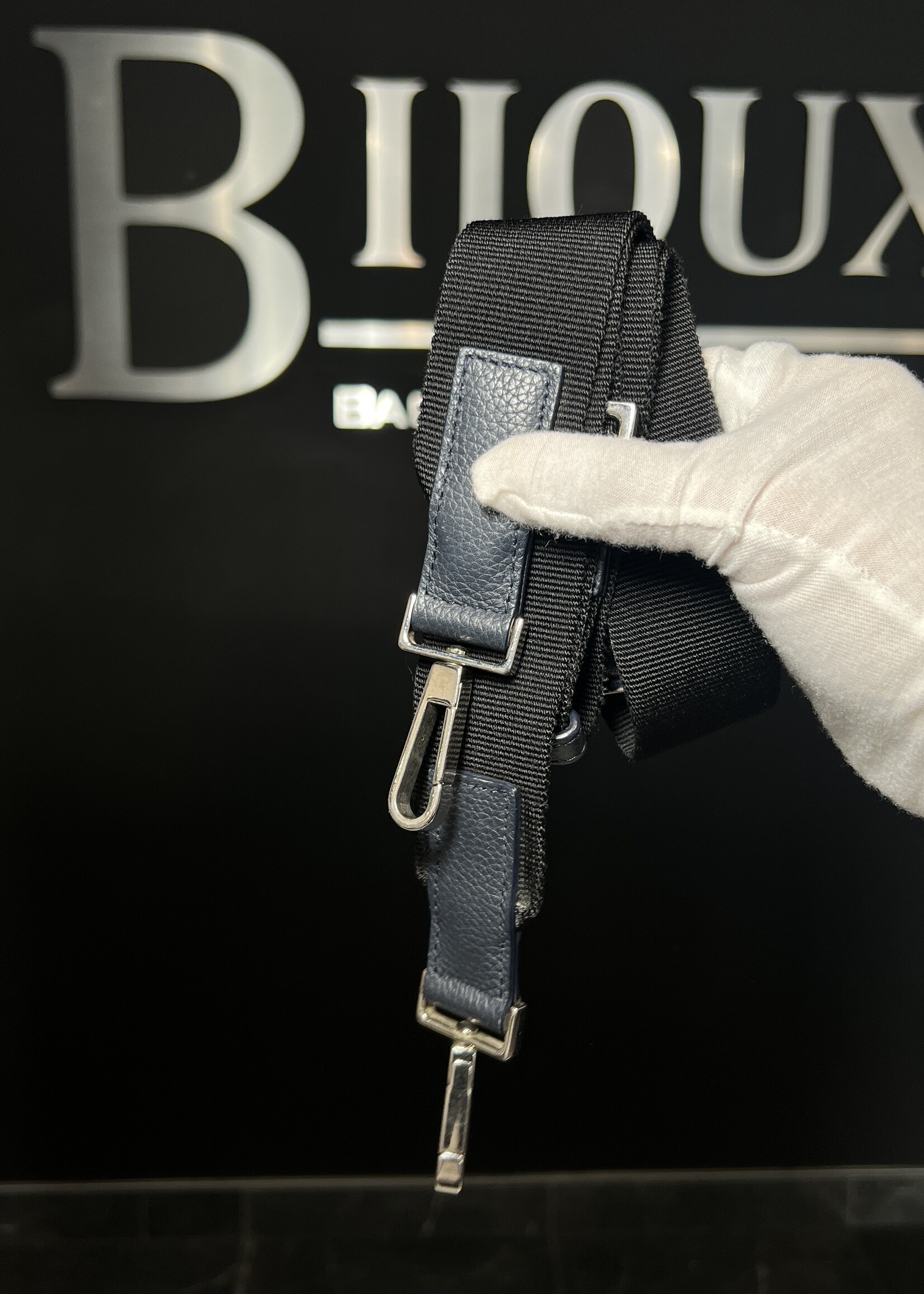 Christian Dior Dior Atelier Navy Roller Shoulder Bag