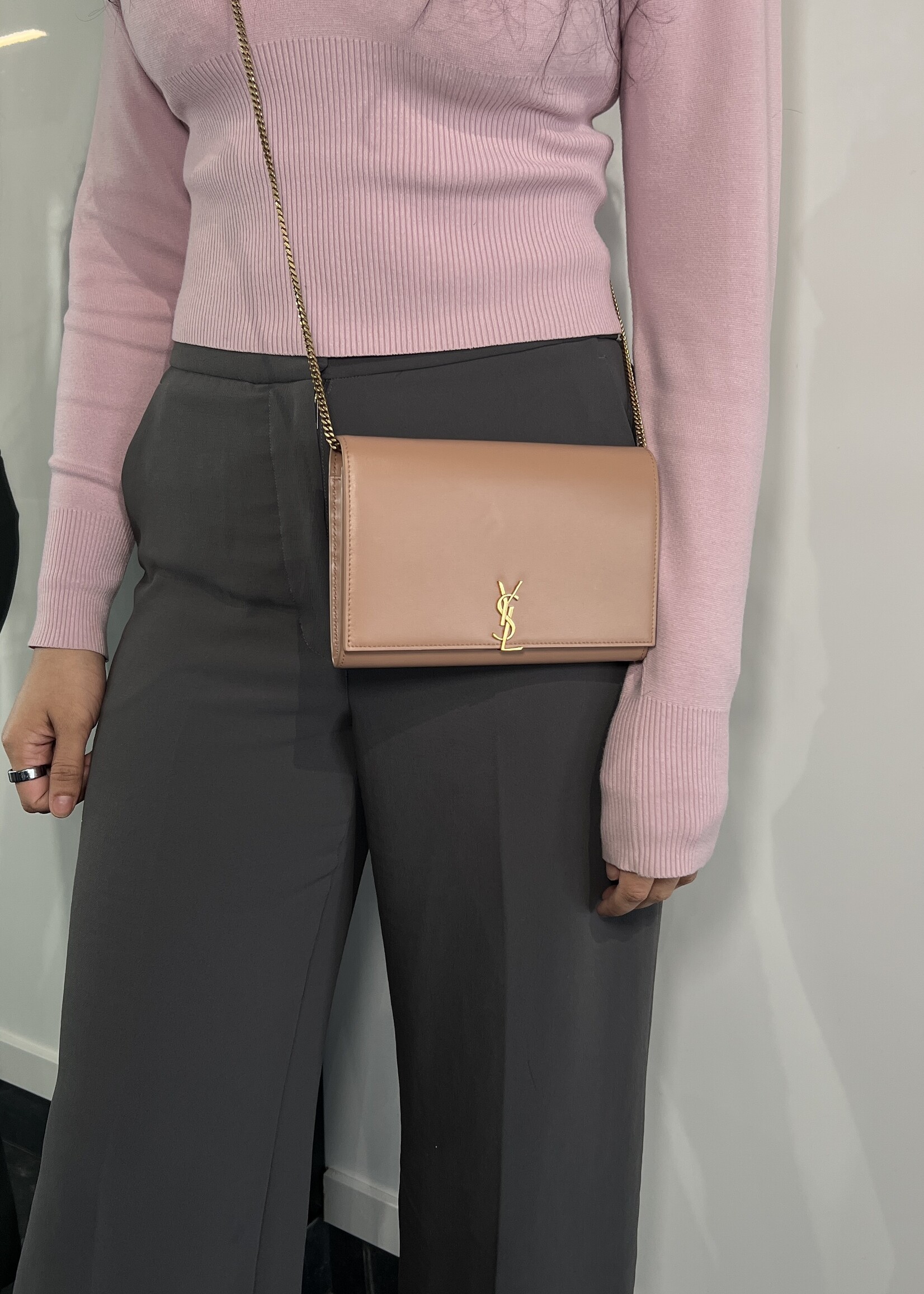 Saint Laurent SOLD - Saint Laurent Clutch on Chain