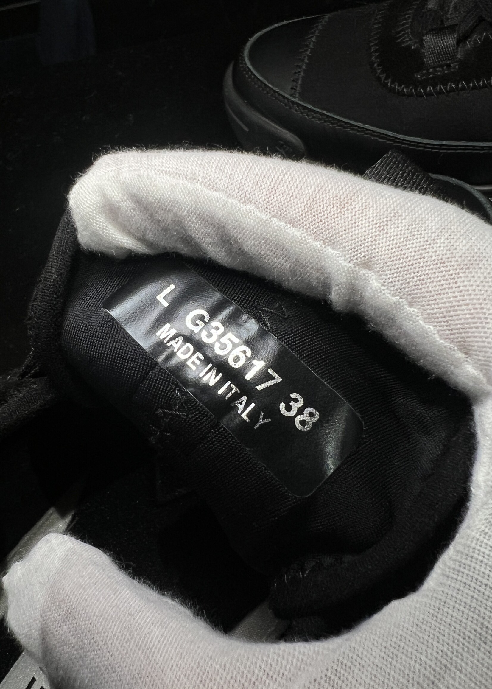 Chanel SOLD- Chanel Velvet Calfskin Mixed Fibers CC Sneakers 38