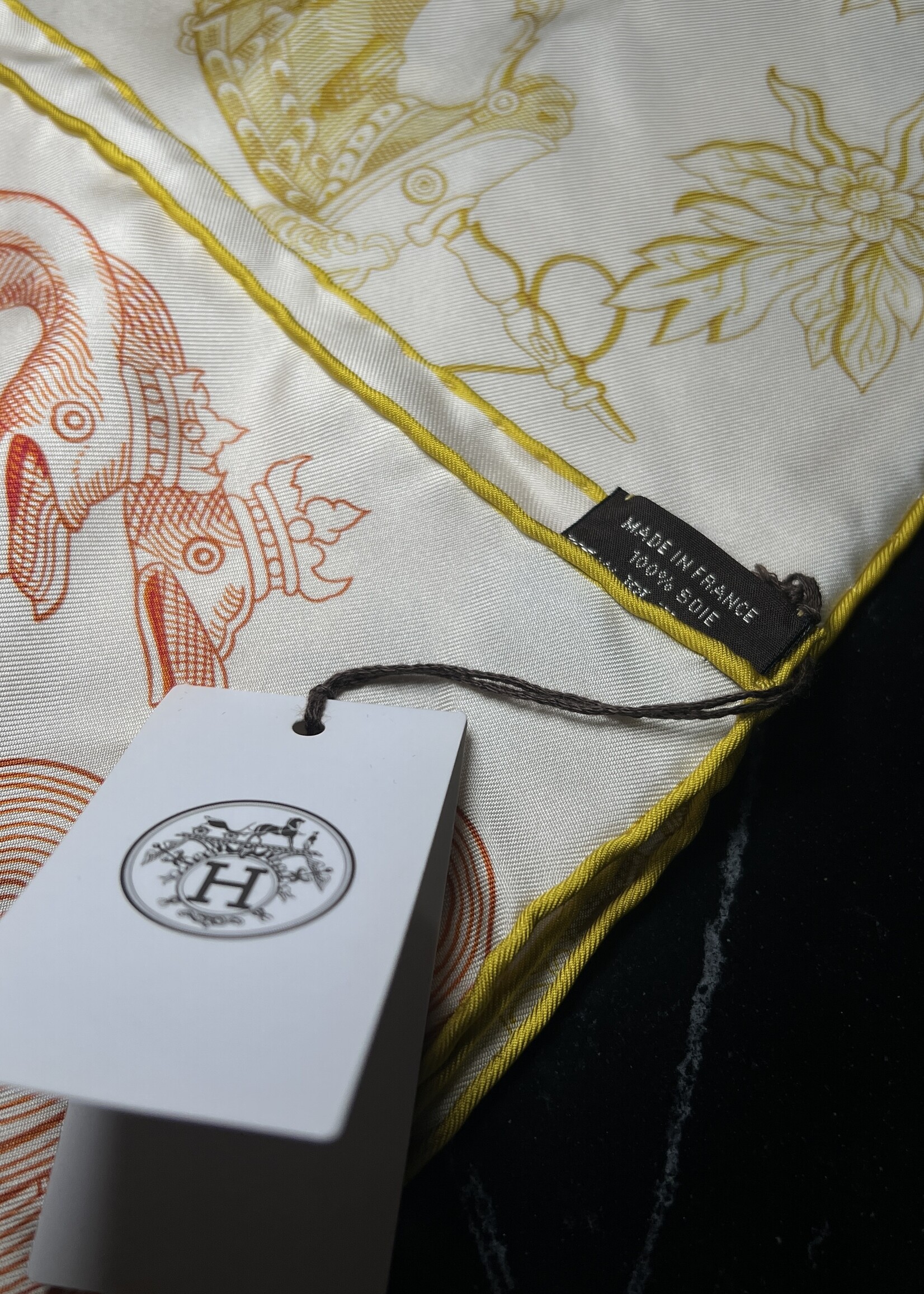 Hermes Hermes Della Cavalleria Favolosa Double Face Silk Scarf