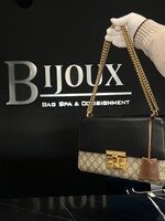 Gucci SOLD - Gucci Black Padlock Vinyl Crossbody