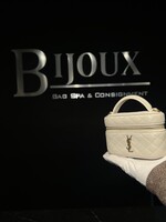 Saint Laurent SOLD - Saint Laurent  Lambskin Quilted Micro Gaby Vanity Case