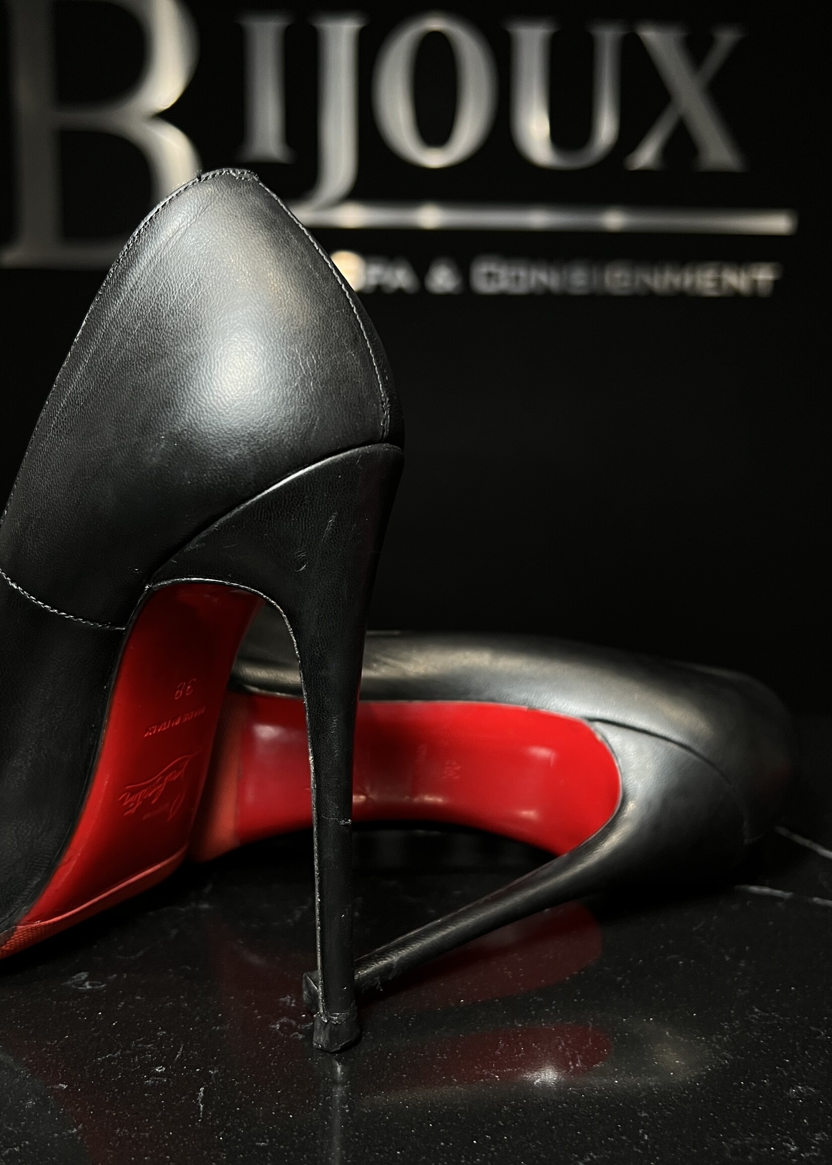 Christian Louboutin Christian Louboutin Kate 120 Leather Black