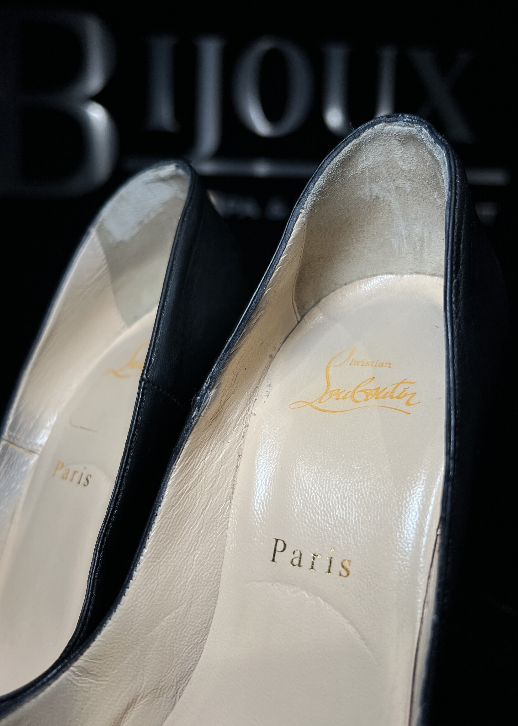 Christian Louboutin Christian Louboutin Kate 120 Leather Black