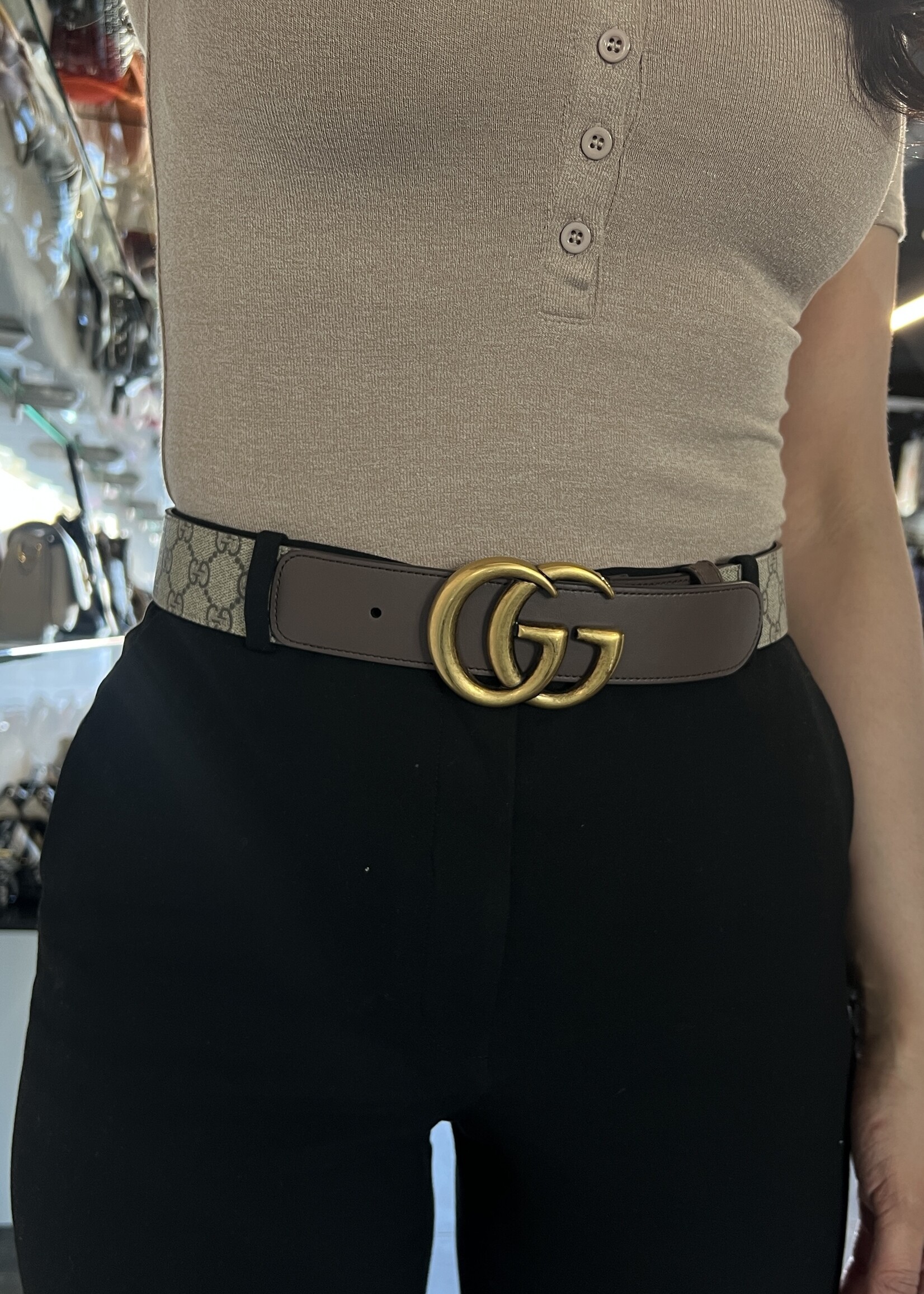 Gucci Gucci Marmont Belt 80