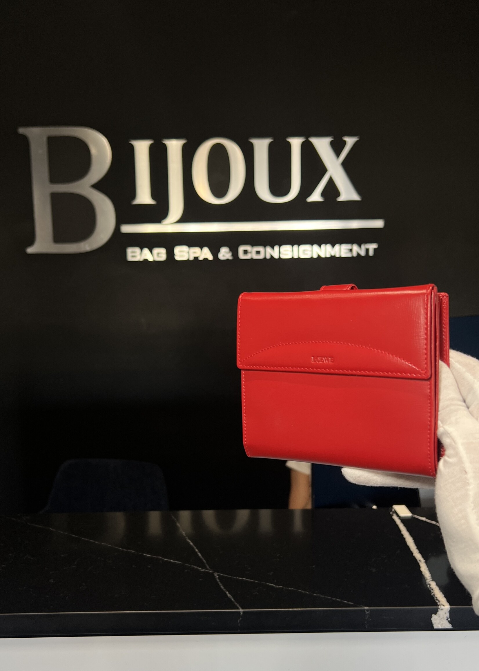 Loewe Loewe Red Wallet