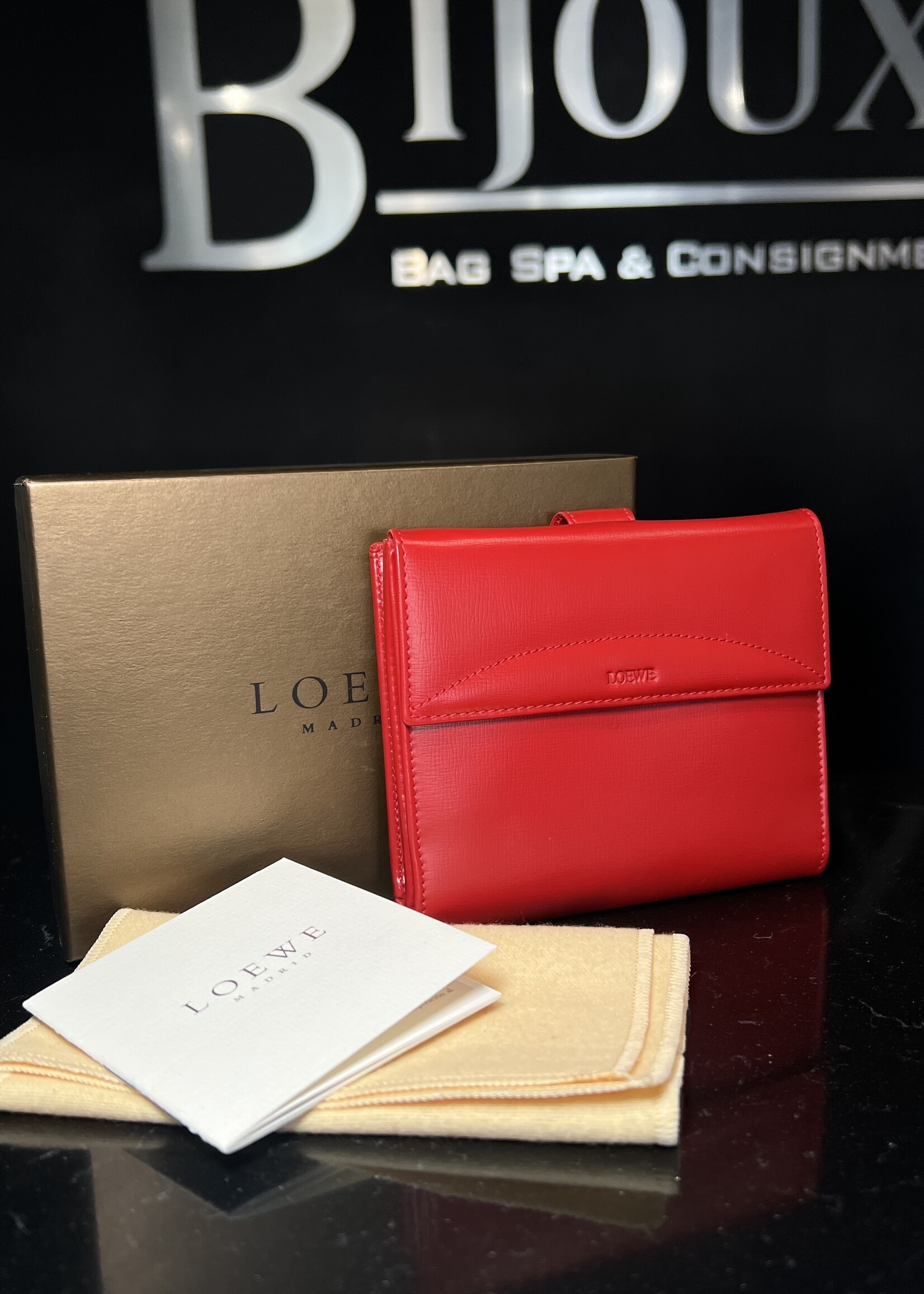 Loewe Loewe Red Wallet