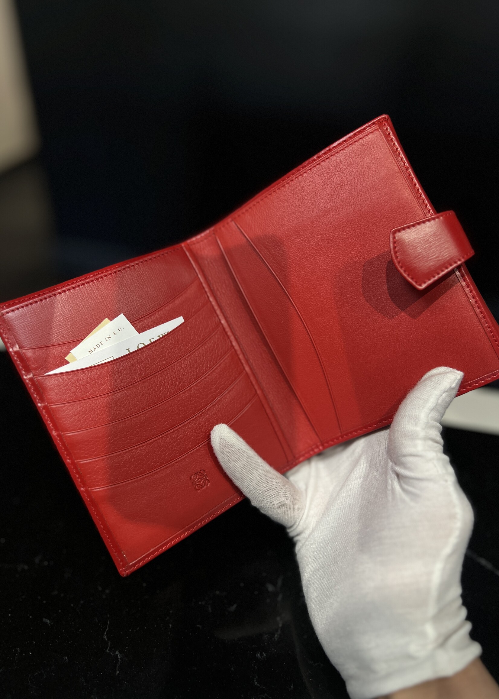 Loewe Loewe Red Wallet