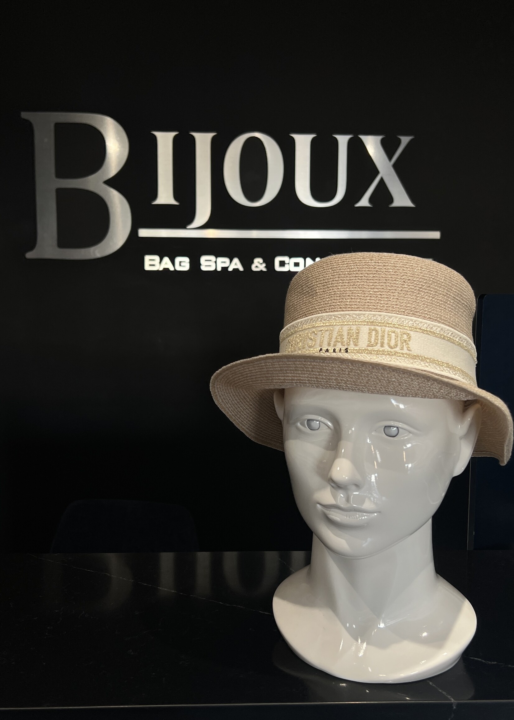 Christian Dior Dior Oblique Bucket Straw Hat