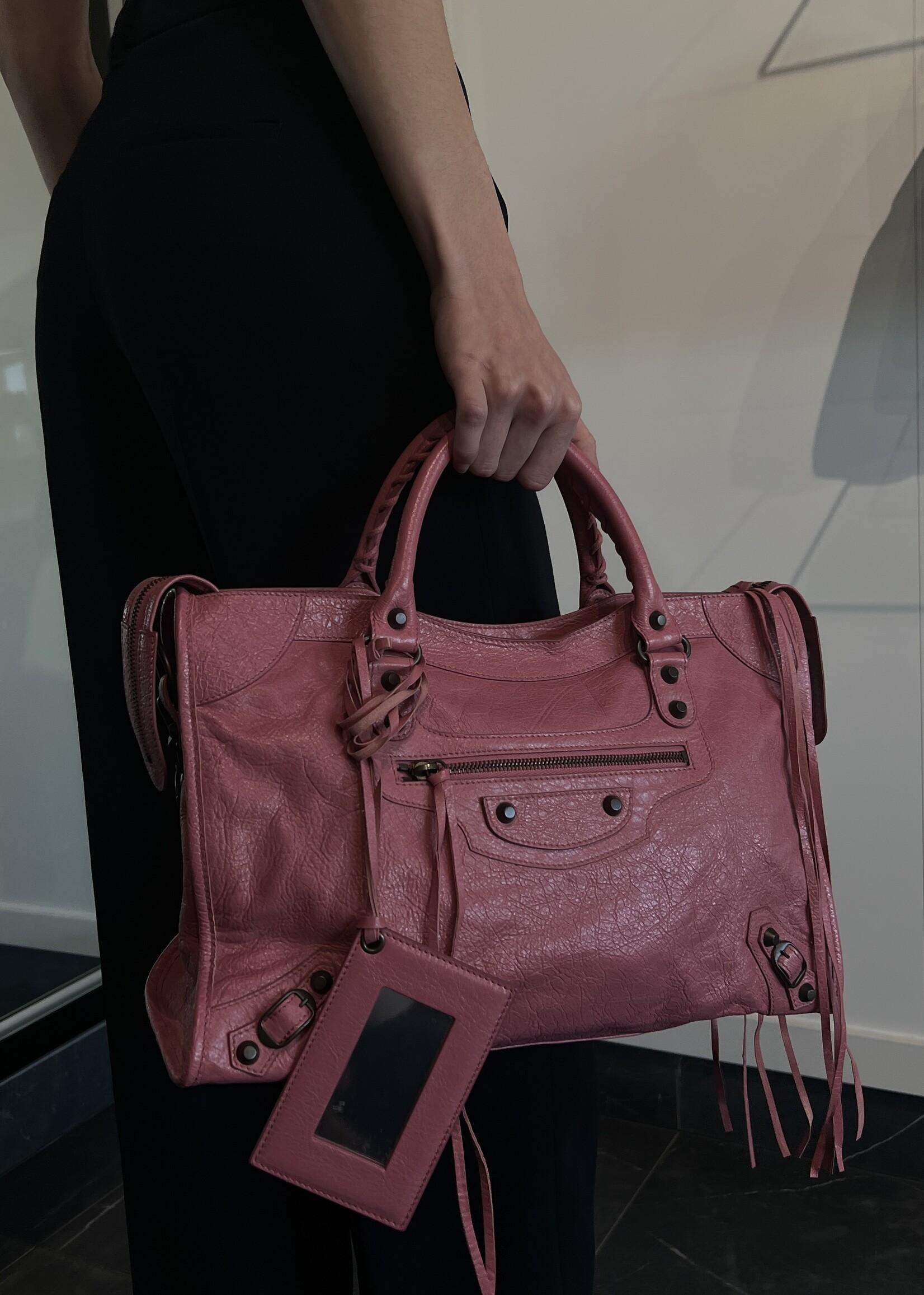 Balenciaga SOLD- Balenciaga Medium Pink City Bag