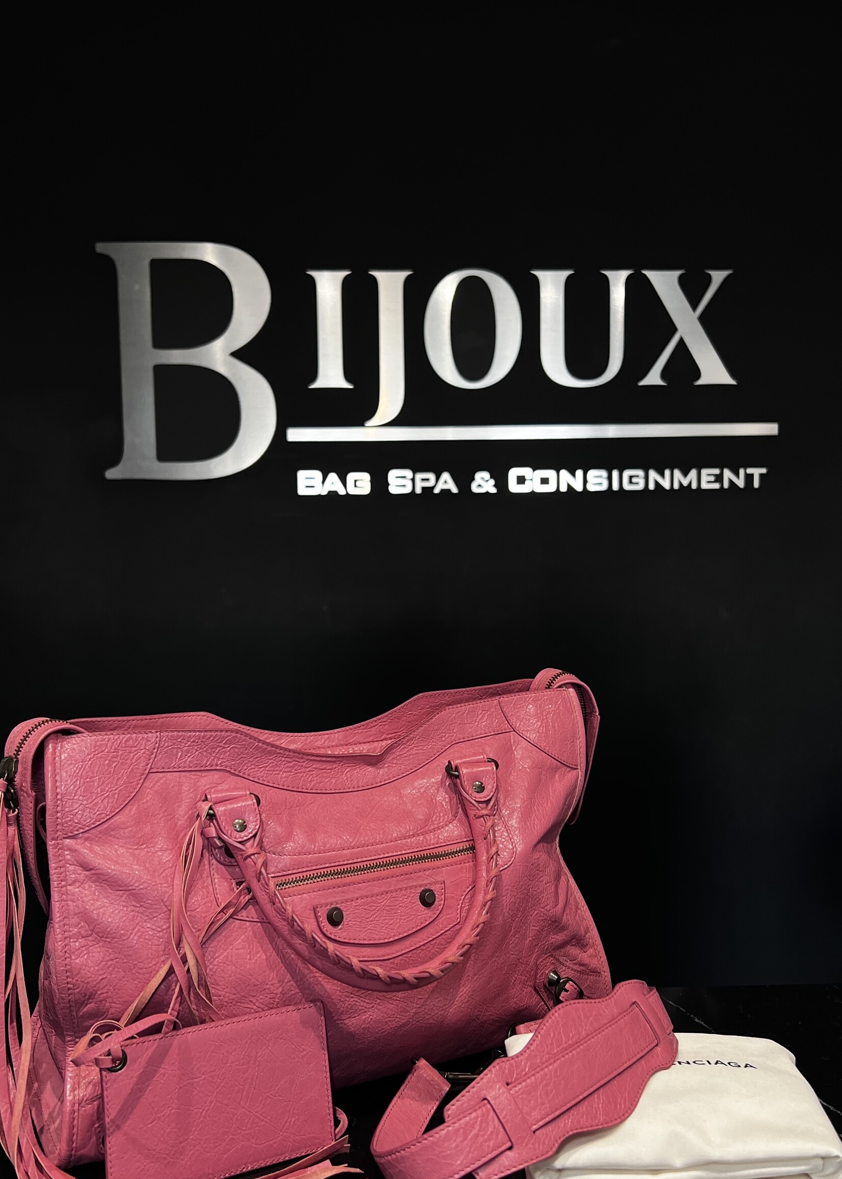 Balenciaga SOLD- Balenciaga Medium Pink City Bag