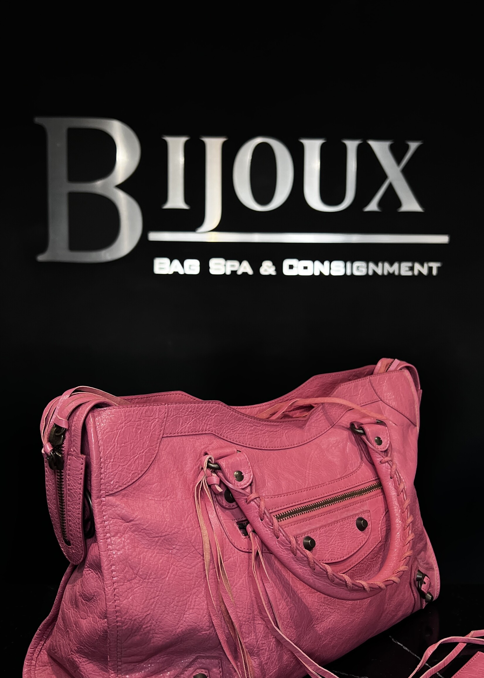 Balenciaga SOLD- Balenciaga Medium Pink City Bag